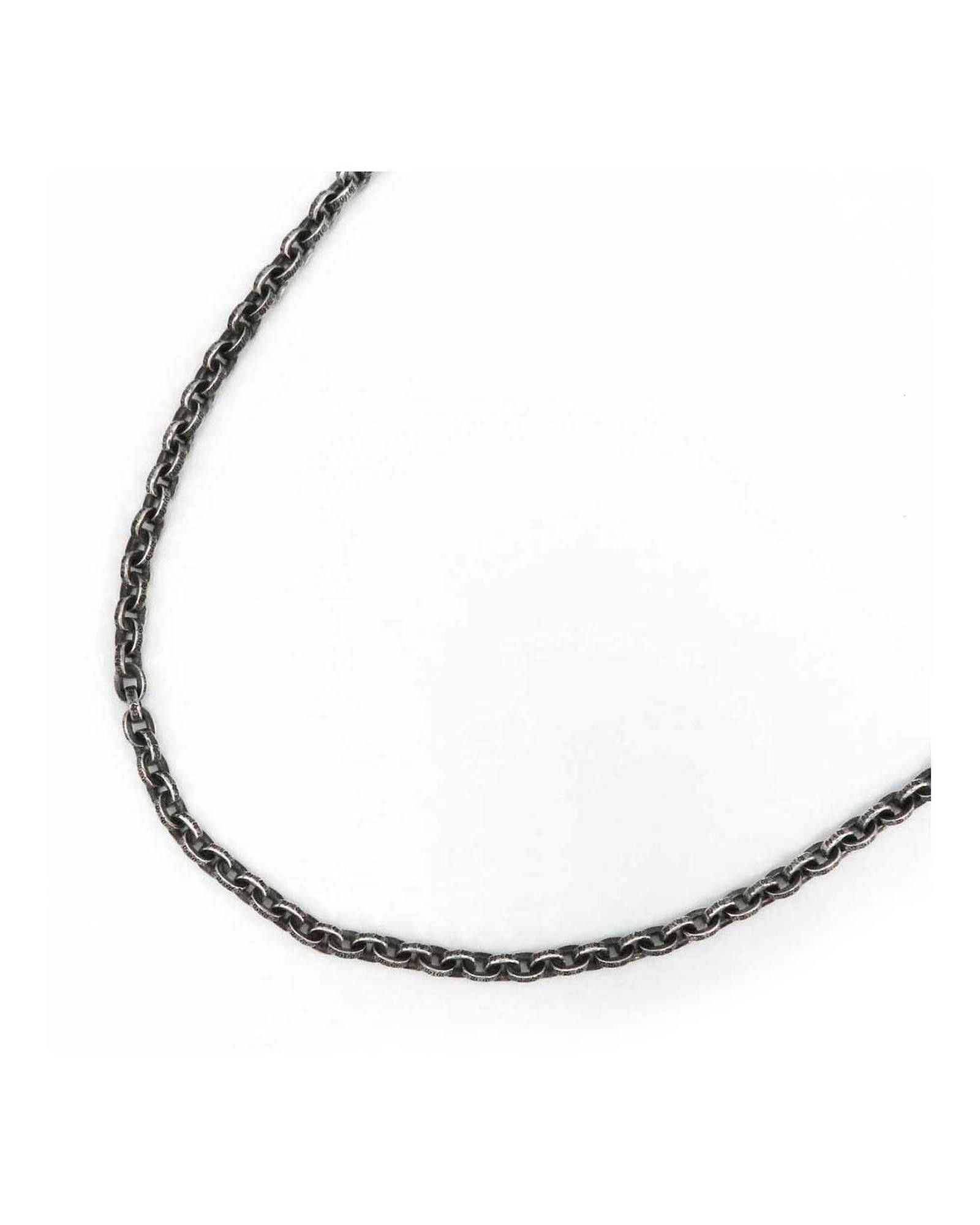 image of Silver Paper Chain Necklace By Chrome Hearts, Men's