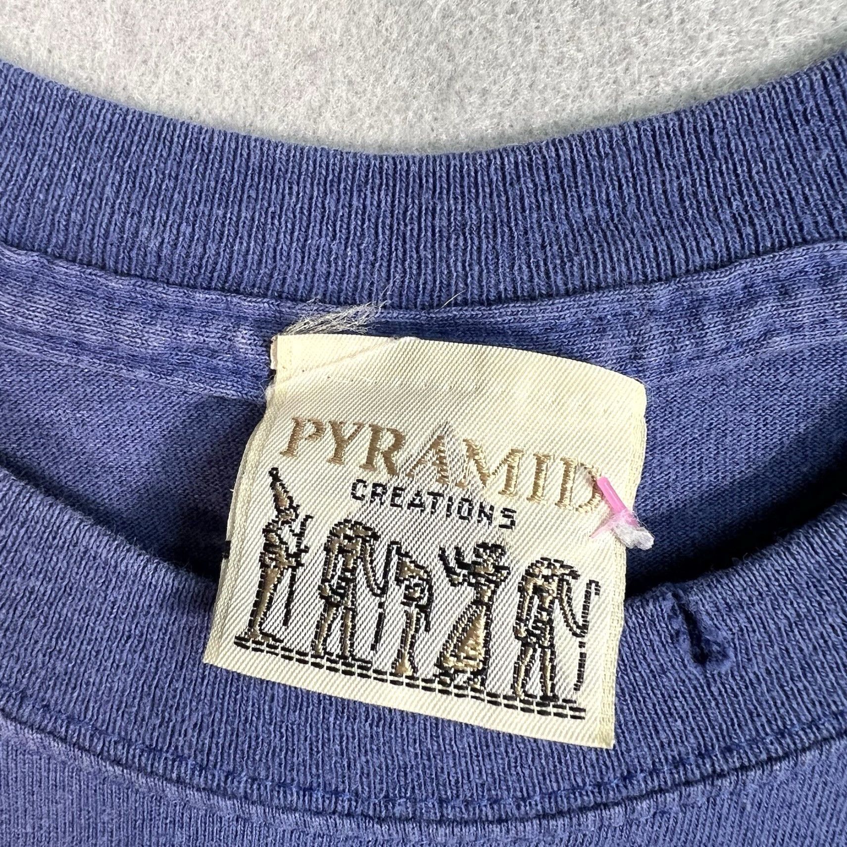 Vintage VINTAGE Pyramid Creations Las Vegas T Shirt Adult Large Blue Mens 1990s Graphic Tee Modern Sportswear/Beach Decade 90s Mens Large Blue Shirt Size US L / EU 52-54 / 3 - 7 Thumbnail