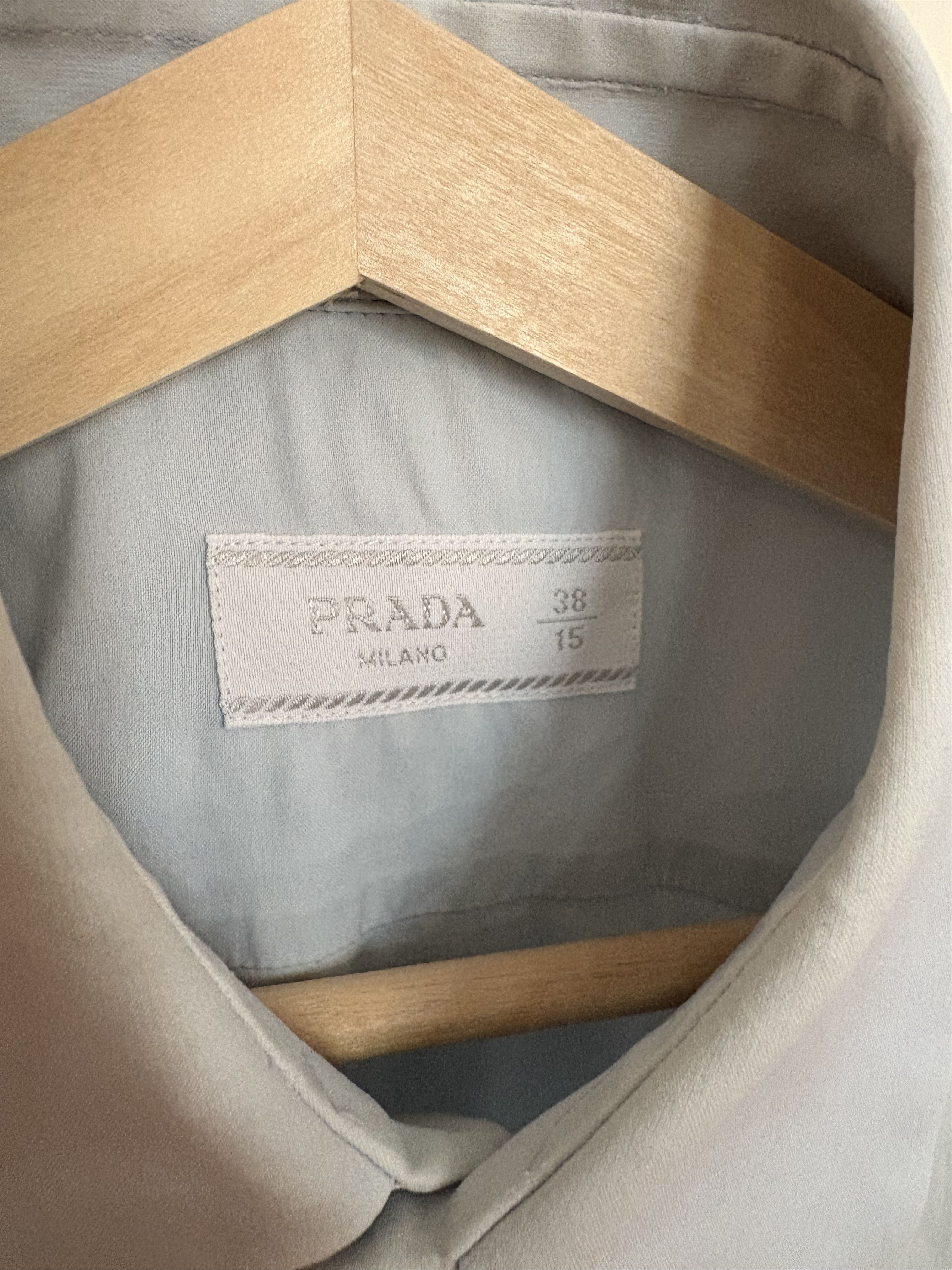 Prada Stretch Cotton Shirt Size US M / EU 48-50 / 2 - 4 Thumbnail