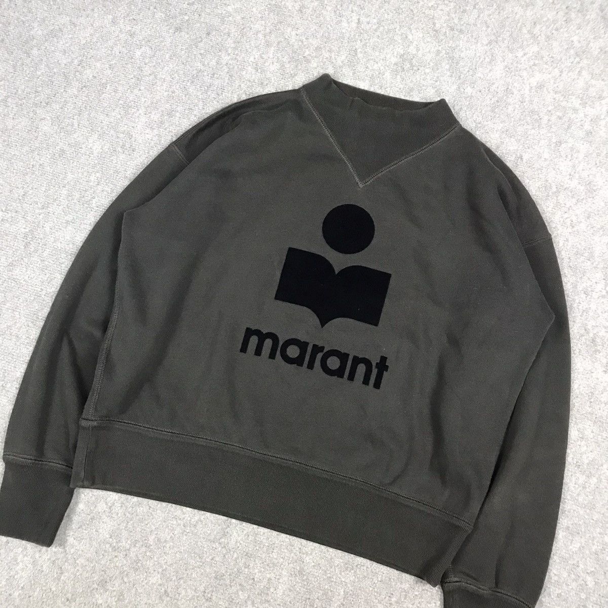 Isabel Marant × Isabel Marant Etoile ISABEL MARANT ETOILE MARANT VELVET LOGO SWEATSHIRT Size US M / EU 48-50 / 2 - 3 Thumbnail