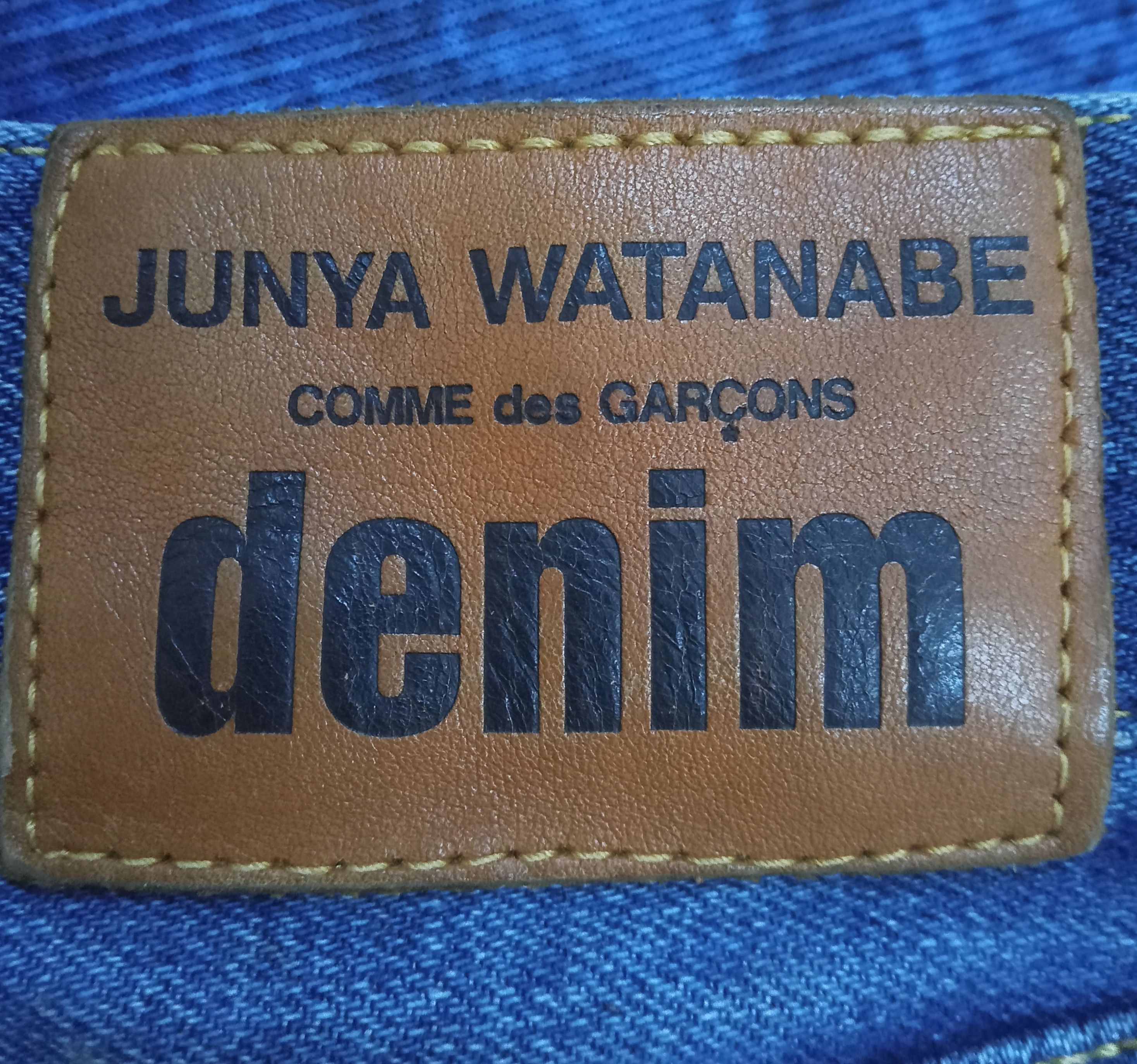 Comme des Garcons Junya Watanabe x Comme Des Garcons Denim Patchworks Jeans Size US 34 / EU 50 - 4 Thumbnail