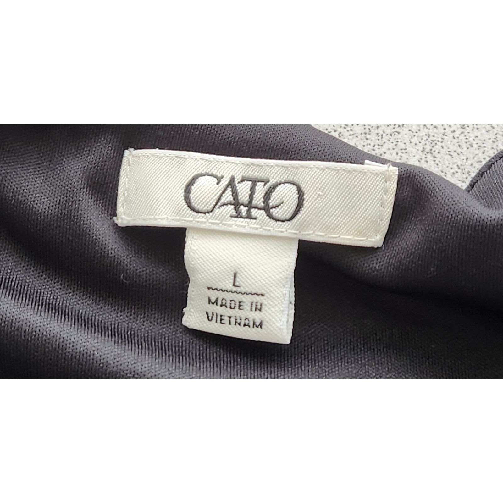 Other Cato Black White Yellow Geo Pleated Bodice A-Line Dress L Size L / US 10 / IT 46 - 4 Thumbnail