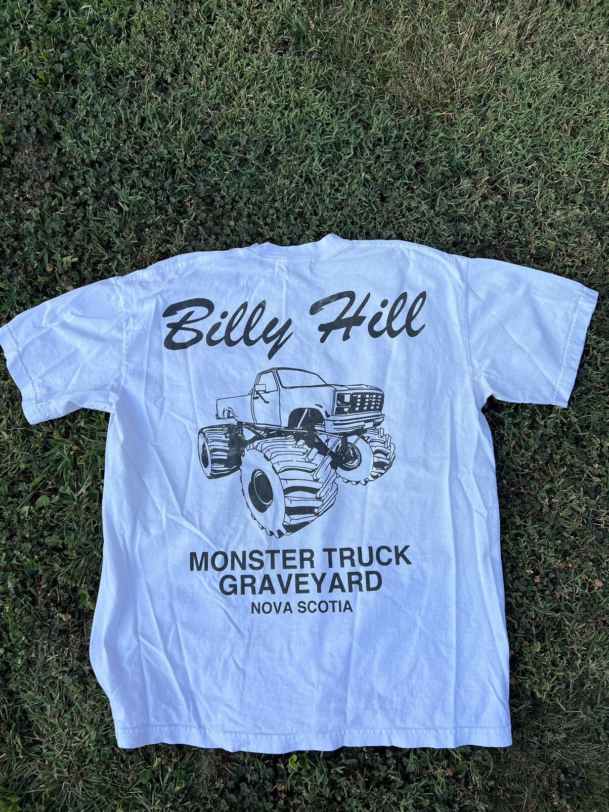 Billy Hill RARE Billy Hill Monster Truck Graveyard Pocket T-Shirt Size US XL / EU 56 / 4 - 4 Thumbnail
