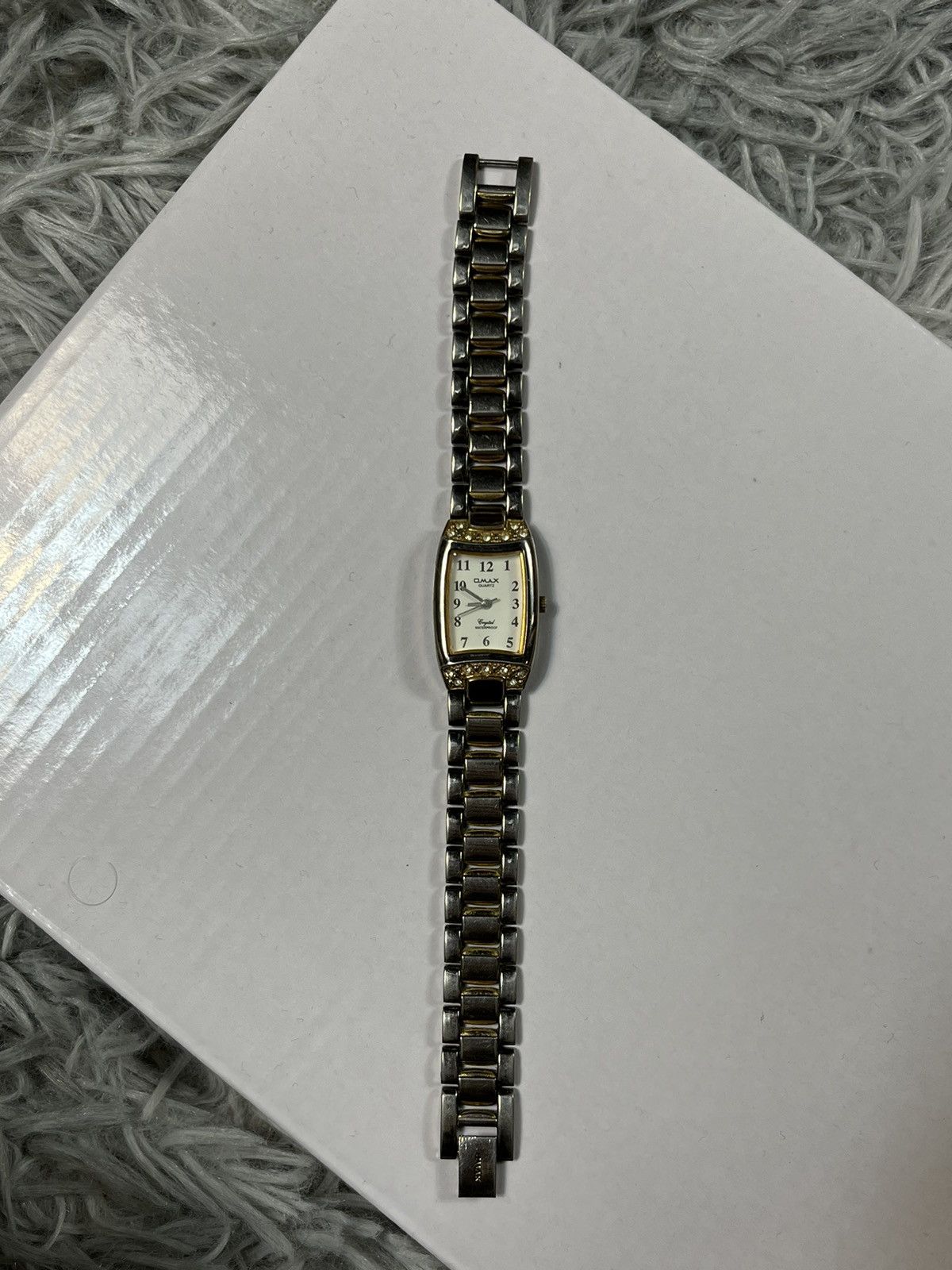 Hysteric Glamour Omax Gold & Silver Crystal Watch – Japanese Brand Size ONE SIZE - 16 Thumbnail