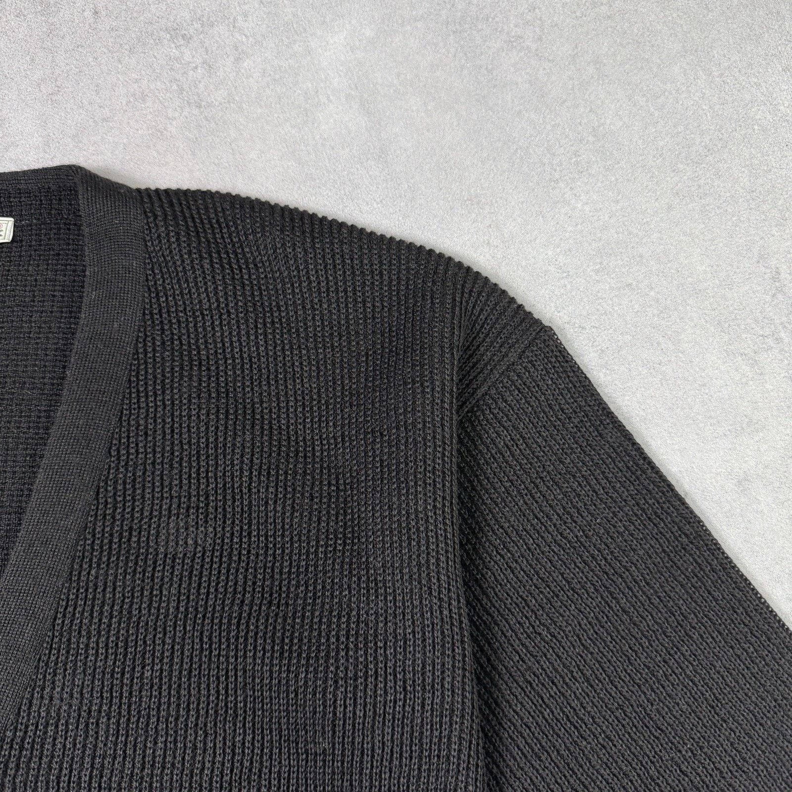 Lacoste Vintage Lacoste Chemise Wool Cardigan Size 4 Black Size US M / EU 48-50 / 2 - 4 Thumbnail
