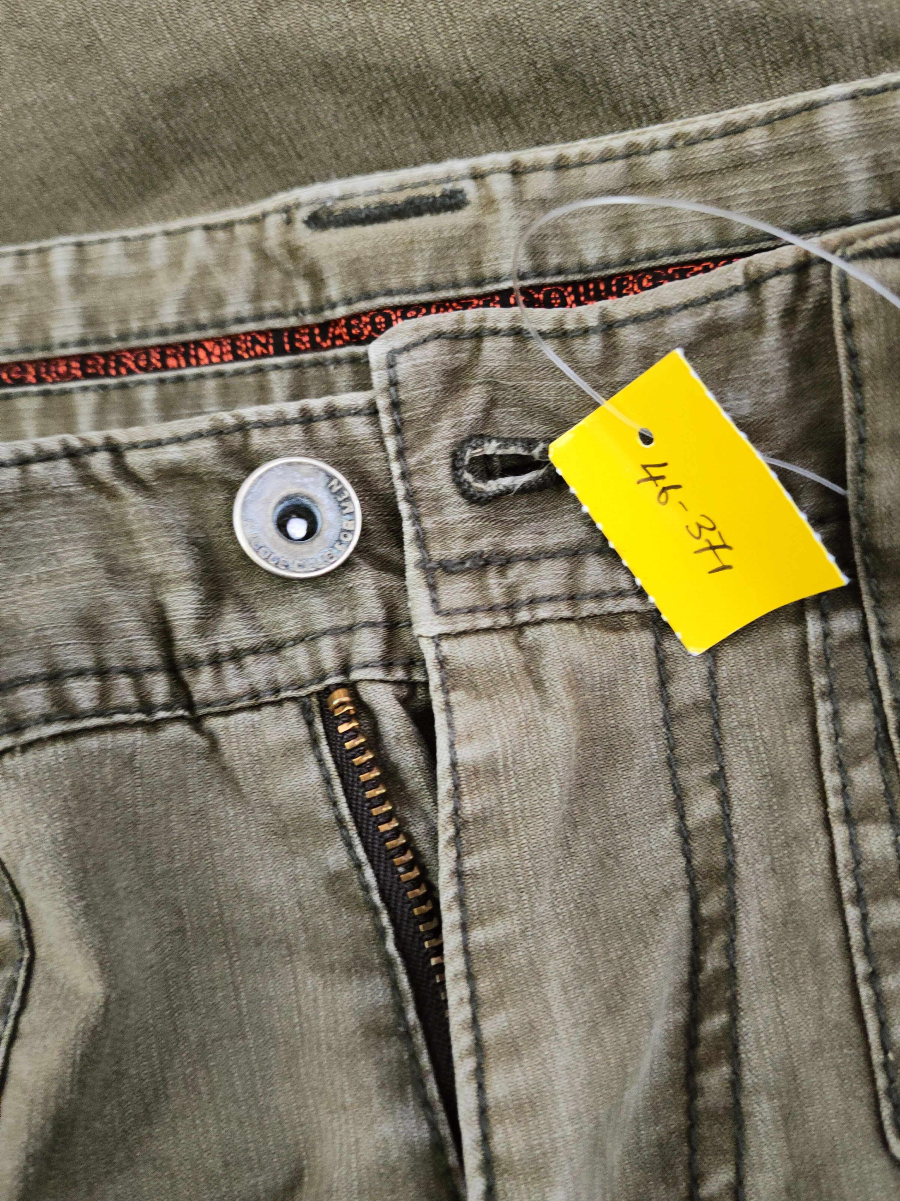 Nicole Club DL Nicole Club Olive Multipocket Cargo Pants #46-371 Size US 33 - 17 Thumbnail