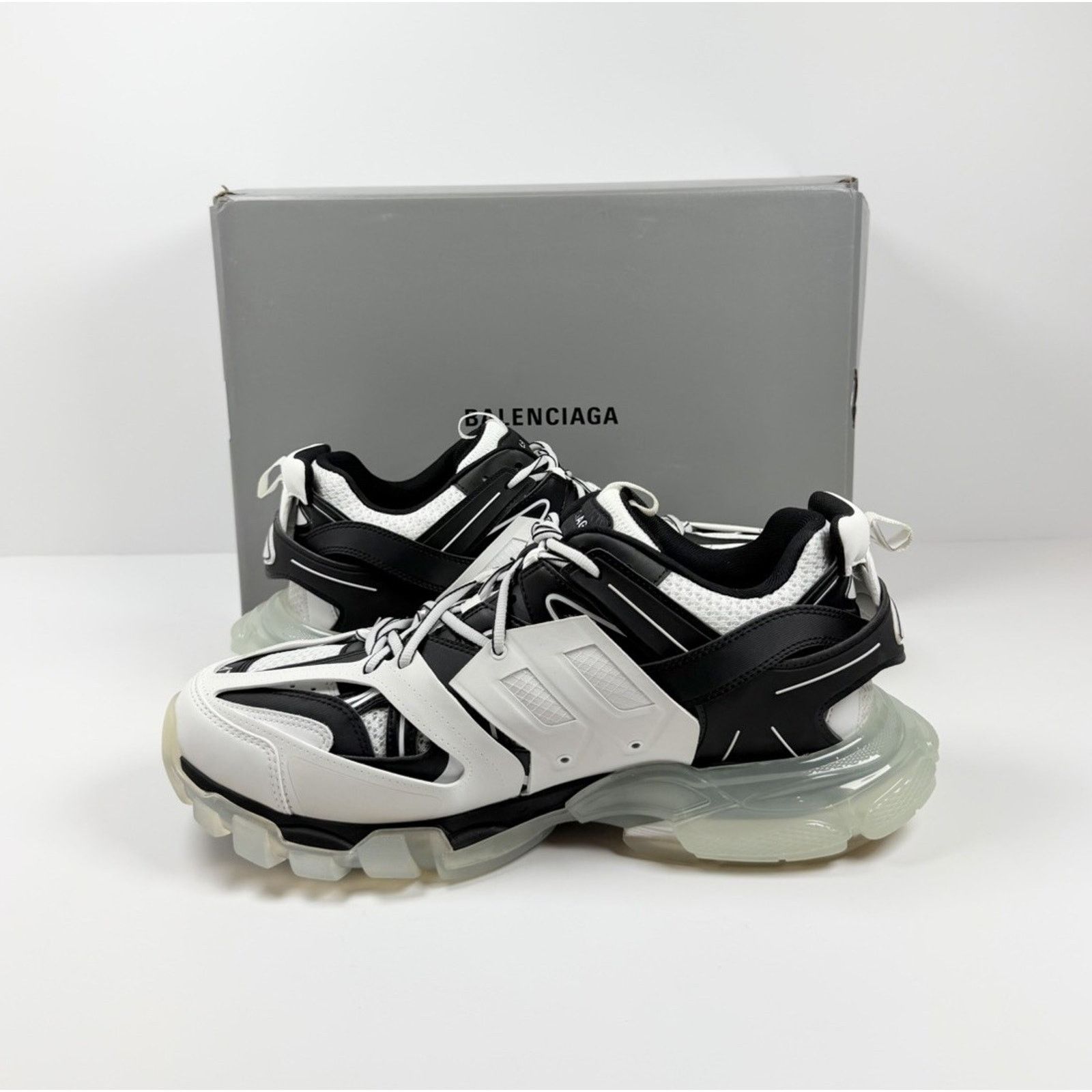 Balenciaga Size 47EU/14US - Balenciaga Track Black White Sneakers NEW Size US 14 / EU 47 - 5 Thumbnail