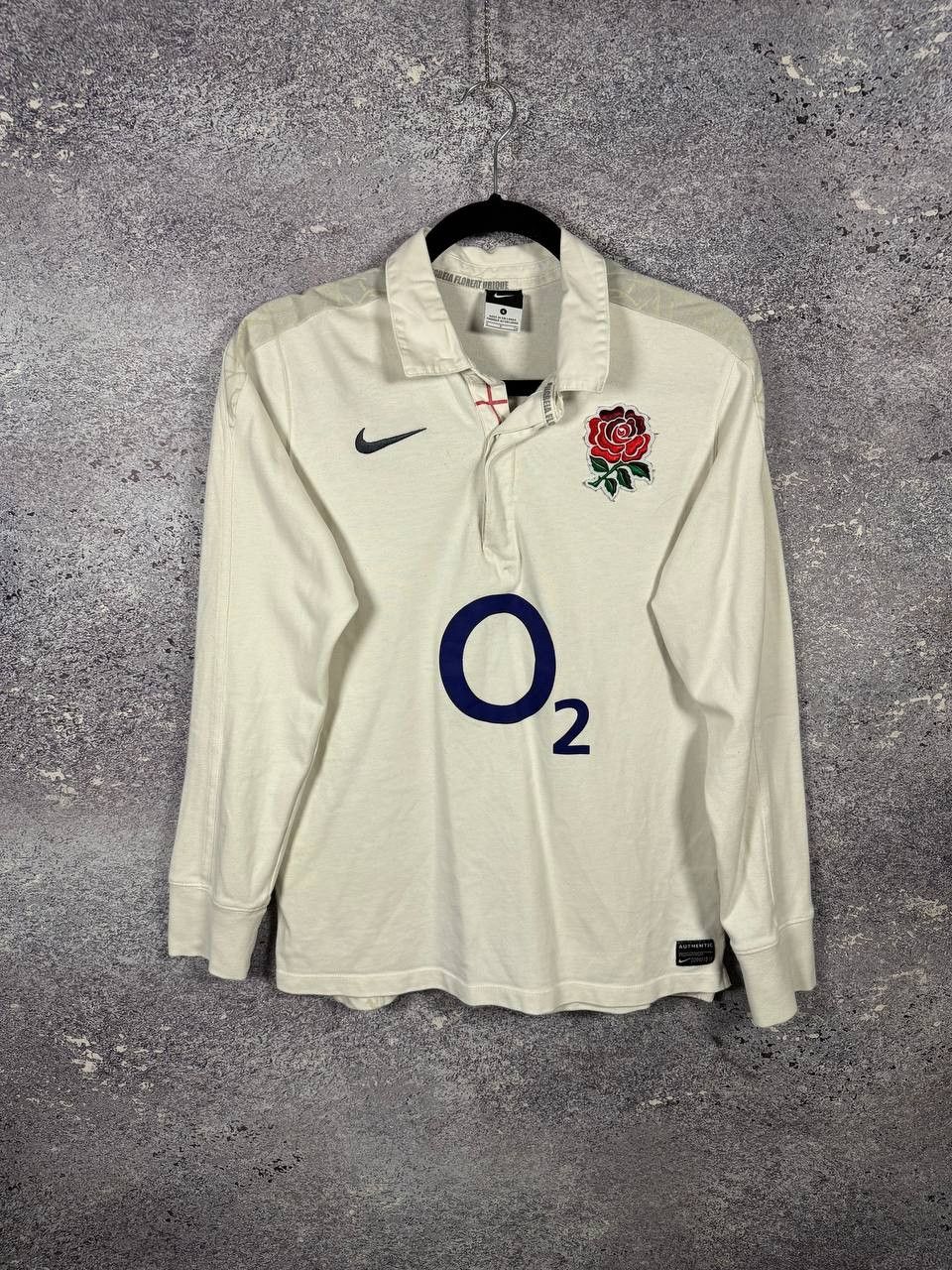 Nike × Vintage Vintage England Rugby Union 2010 Nike O2 Jersey Small Size US S / EU 44-46 / 1 - 1 Thumbnail