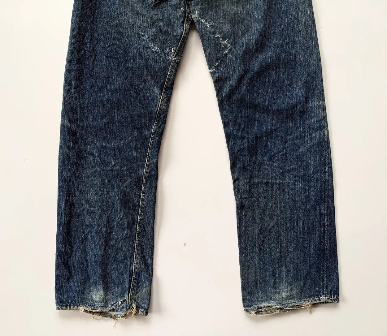The Real McCoy's Joe McCoy distressed selvedge jeans Size US 30 / EU 46 - 6 Thumbnail