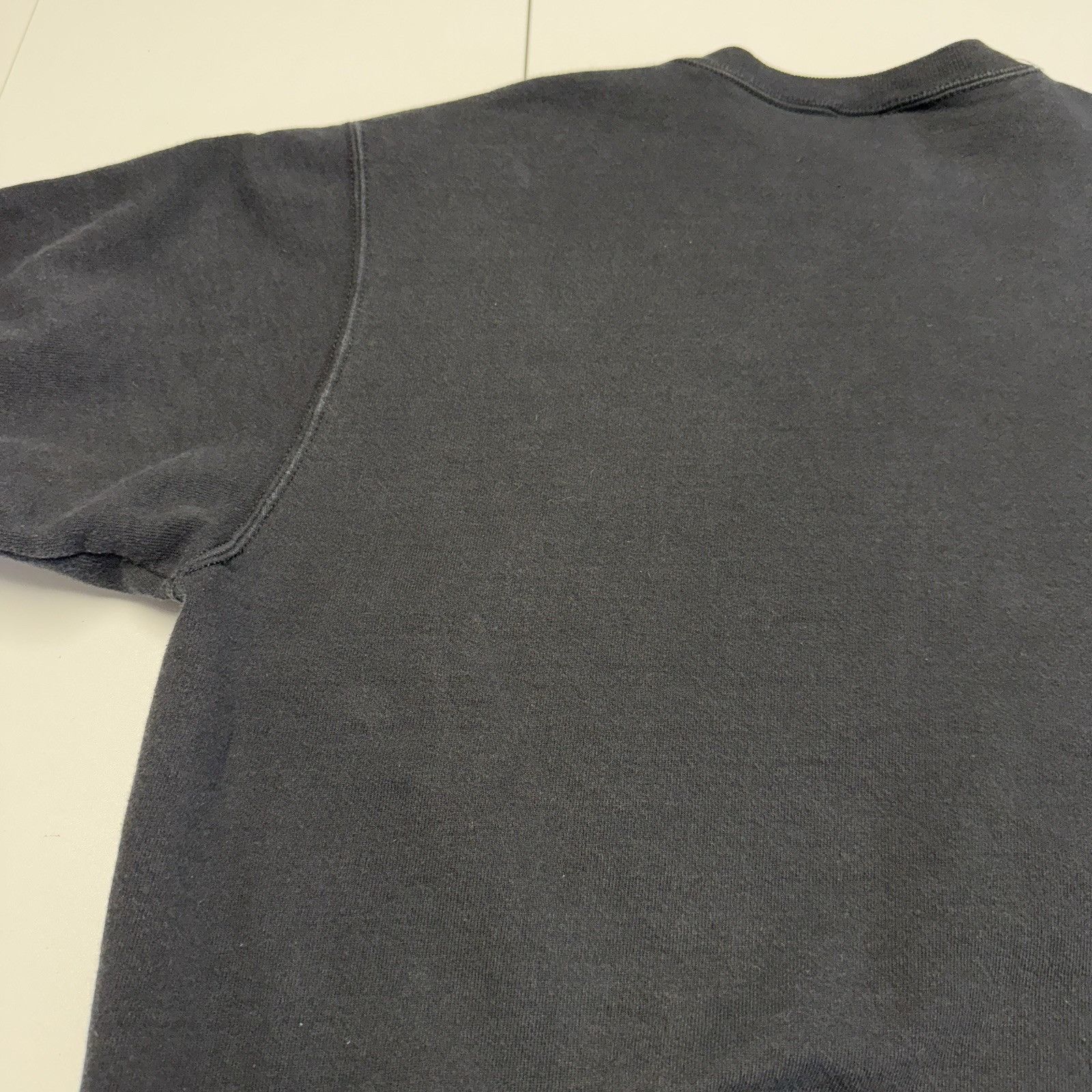 Champion × Vintage Vintage 90s Champion Sweatshirt Mens 2XL Black Crew Neck USA Size US XXL / EU 58 / 5 - 10 Thumbnail
