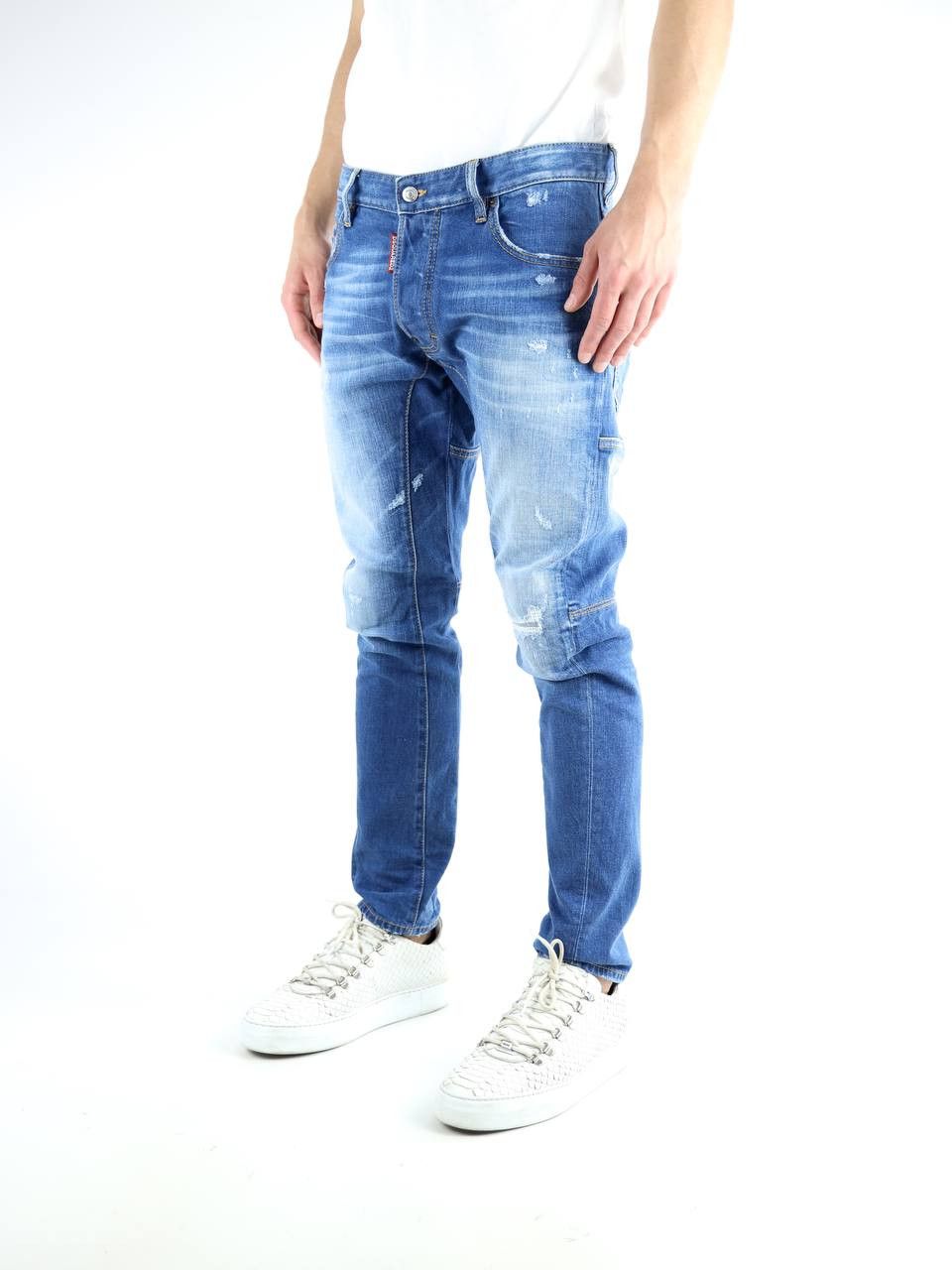 Dsquared2 DSQUARED2 Jeans Blue Tidy Biker Jean Size US 32 / EU 48 - 3 Thumbnail