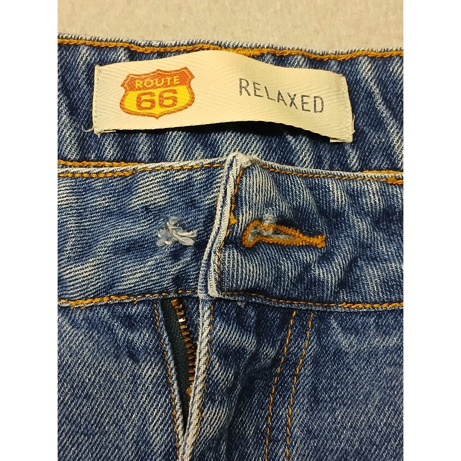 Route 66 Route 66 (24S) Women's Relaxed Straight Fit Blue Denim Jeans Size 24" / US 00 / IT 34 - 7 Thumbnail