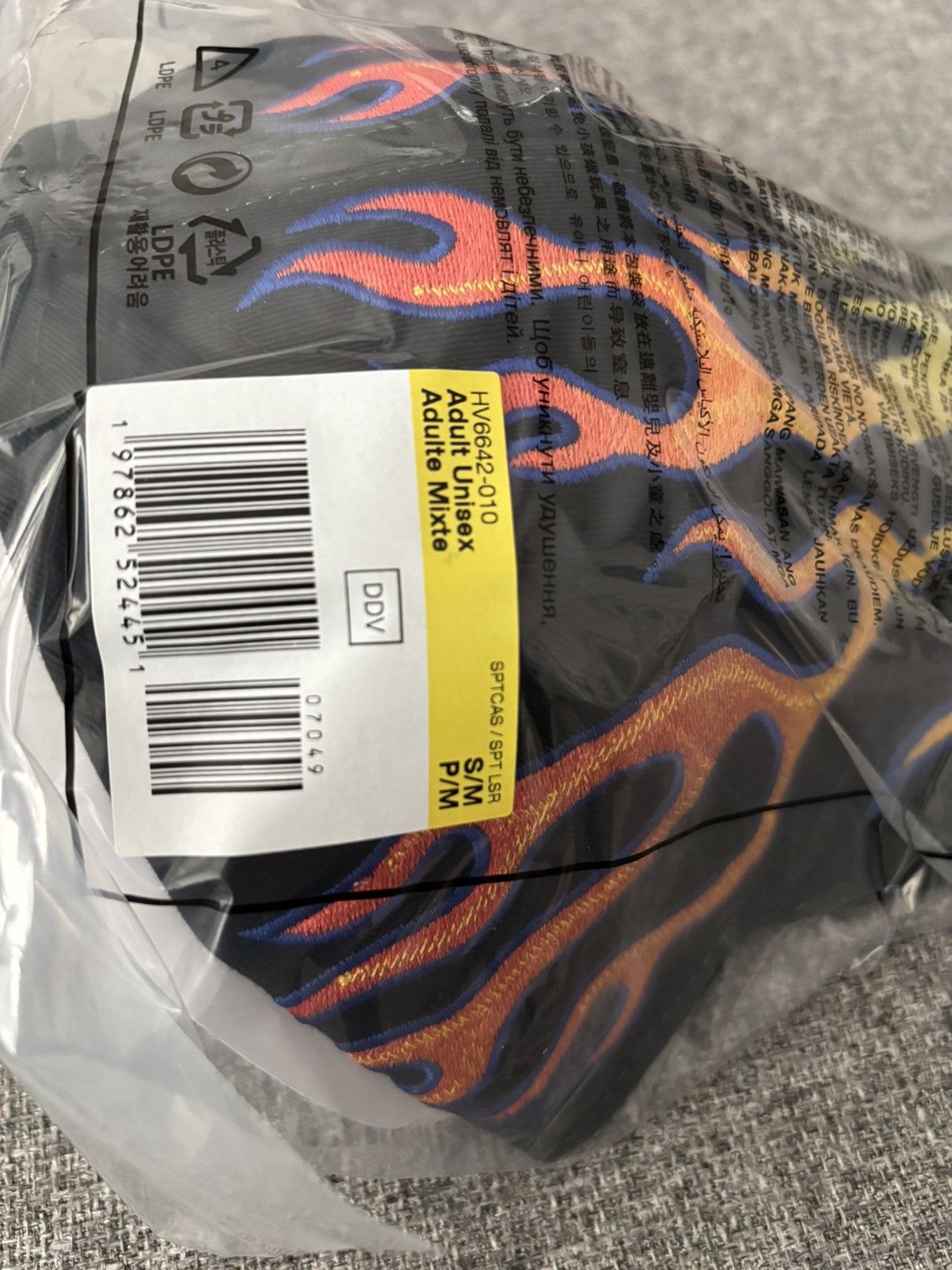 Nike 🔥 Nike Club Cap Structured OG Flame Cap Black Red M/L Size ONE SIZE - 9 Thumbnail