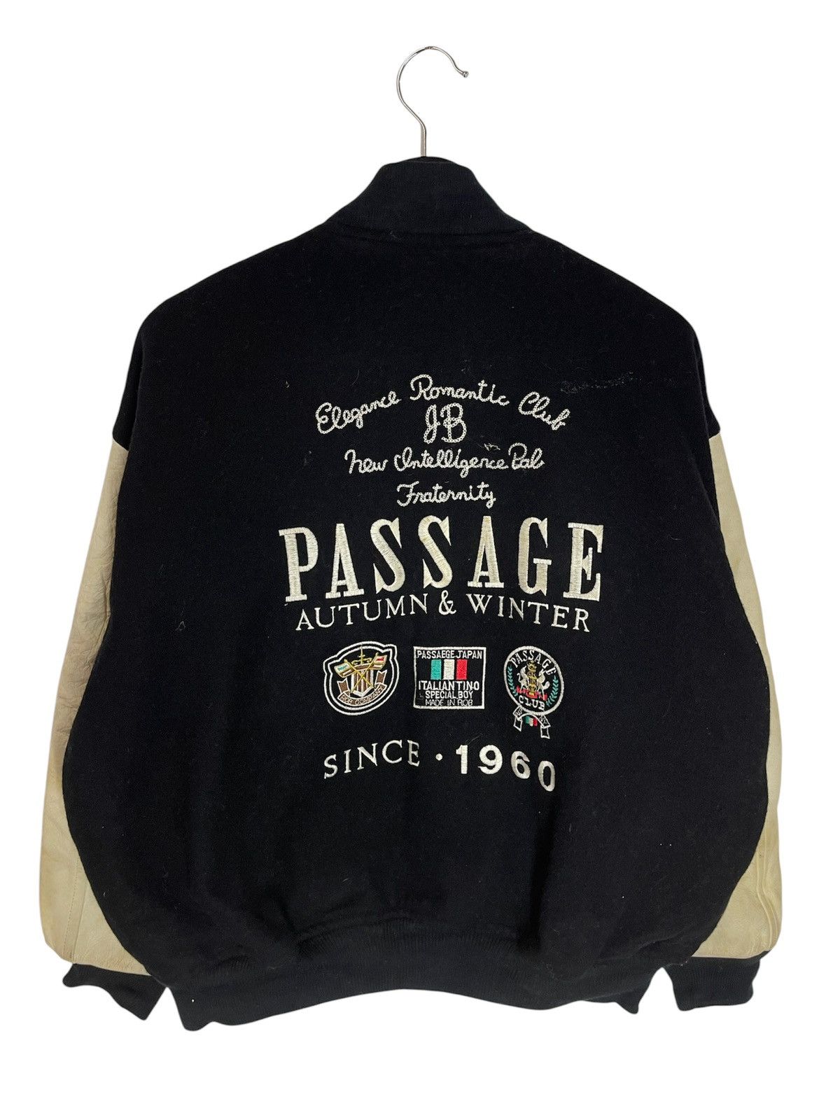 Japanese Brand × Vintage VINTAGE AUTUMN WINTER PASSAGE VARSITY LEATHER Size US L / EU 52-54 / 3 - 1 Thumbnail