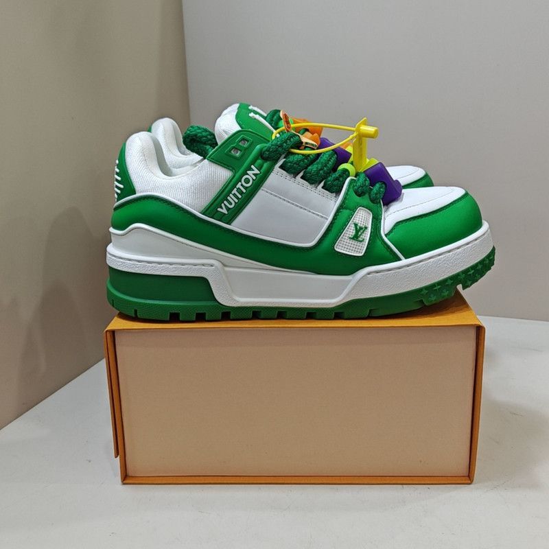 Louis Vuitton Louis Vuitton Trainer Maxi Fashion Sneakers -2508 Size US 8.5 / EU 41-42 - 6 Thumbnail