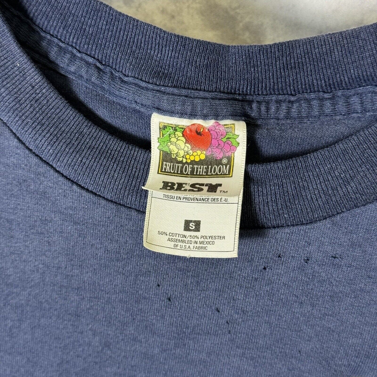 Vintage Vintage NYPD T Shirt Mens Small Blue Short Sleeve Embroidere Size US S / EU 44-46 / 1 - 4 Thumbnail
