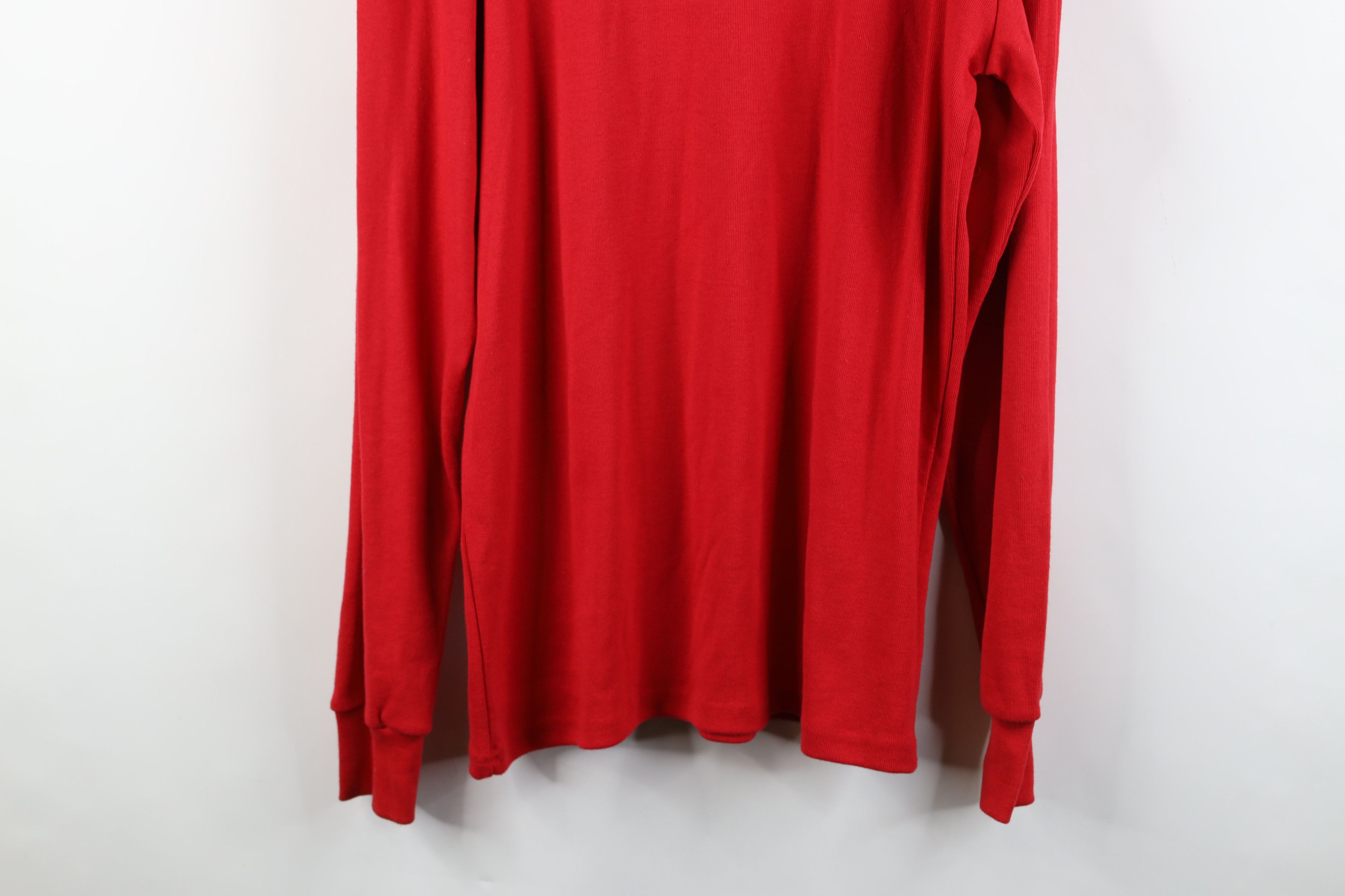 Majestic Vintage 90s Majestic Cleveland Baseball Turtleneck T-Shirt Size US XL / EU 56 / 4 - 13 Thumbnail