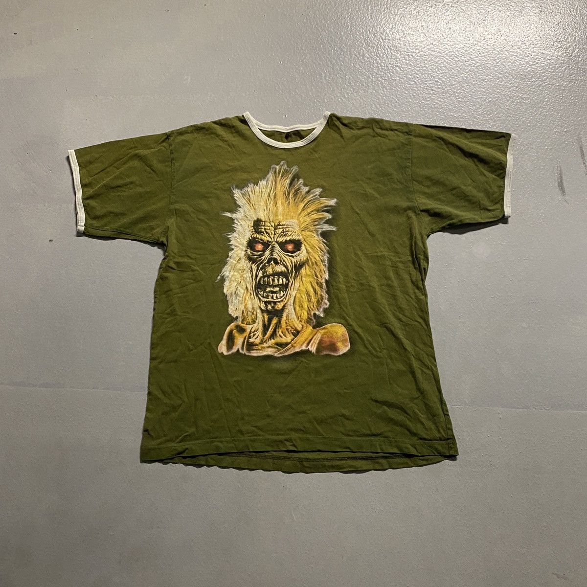 Iron Maiden Vintage faded very rare 90’s iron maiden t-shirt Size US L / EU 52-54 / 3 - 2 Thumbnail