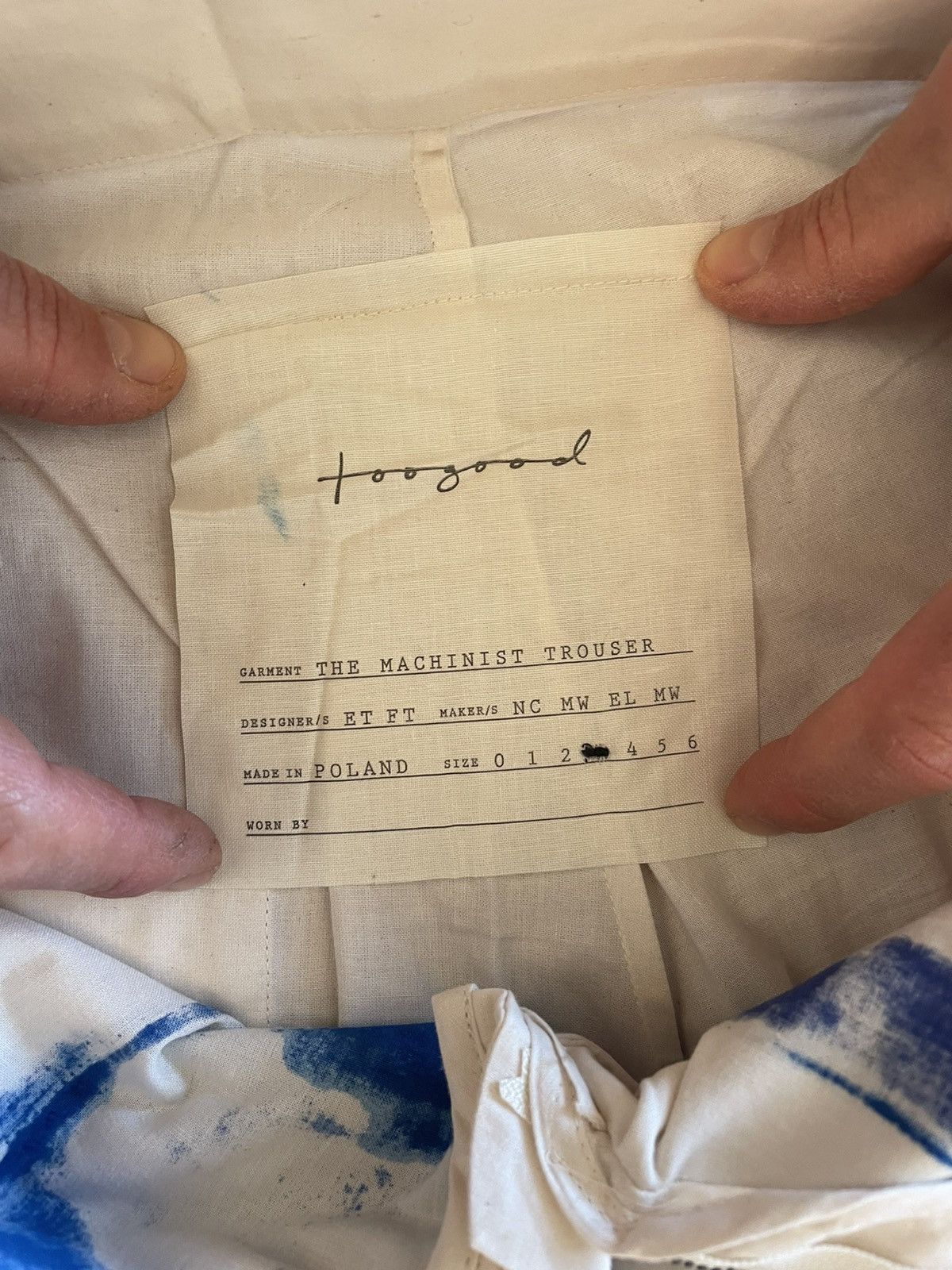 Toogood The Machinist shorts Size US 30 / EU 46 - 3 Thumbnail