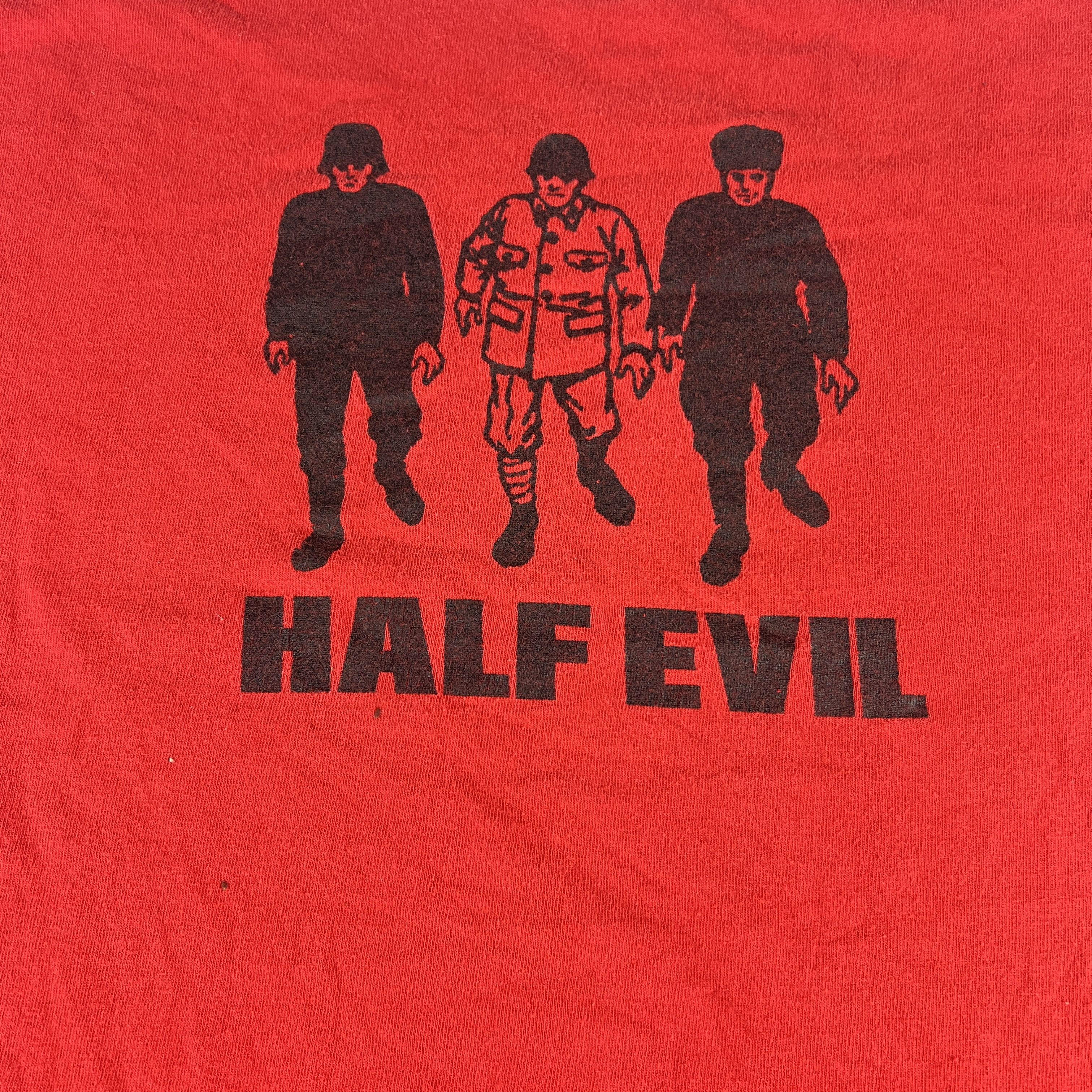 Half Evil Half Evil 333 Shirt Red Black Faded Soldier Short Sleeve Tee Size US M / EU 48-50 / 2 - 3 Thumbnail