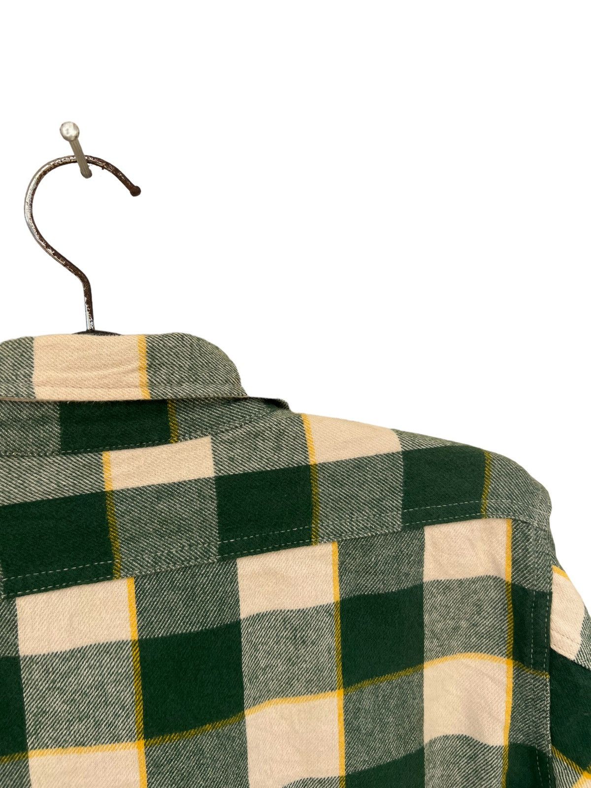 Japanese Brand Masterpiece Brand Japan Checked Gusset Flannel Work Shirt Size US M / EU 48-50 / 2 - 16 Thumbnail