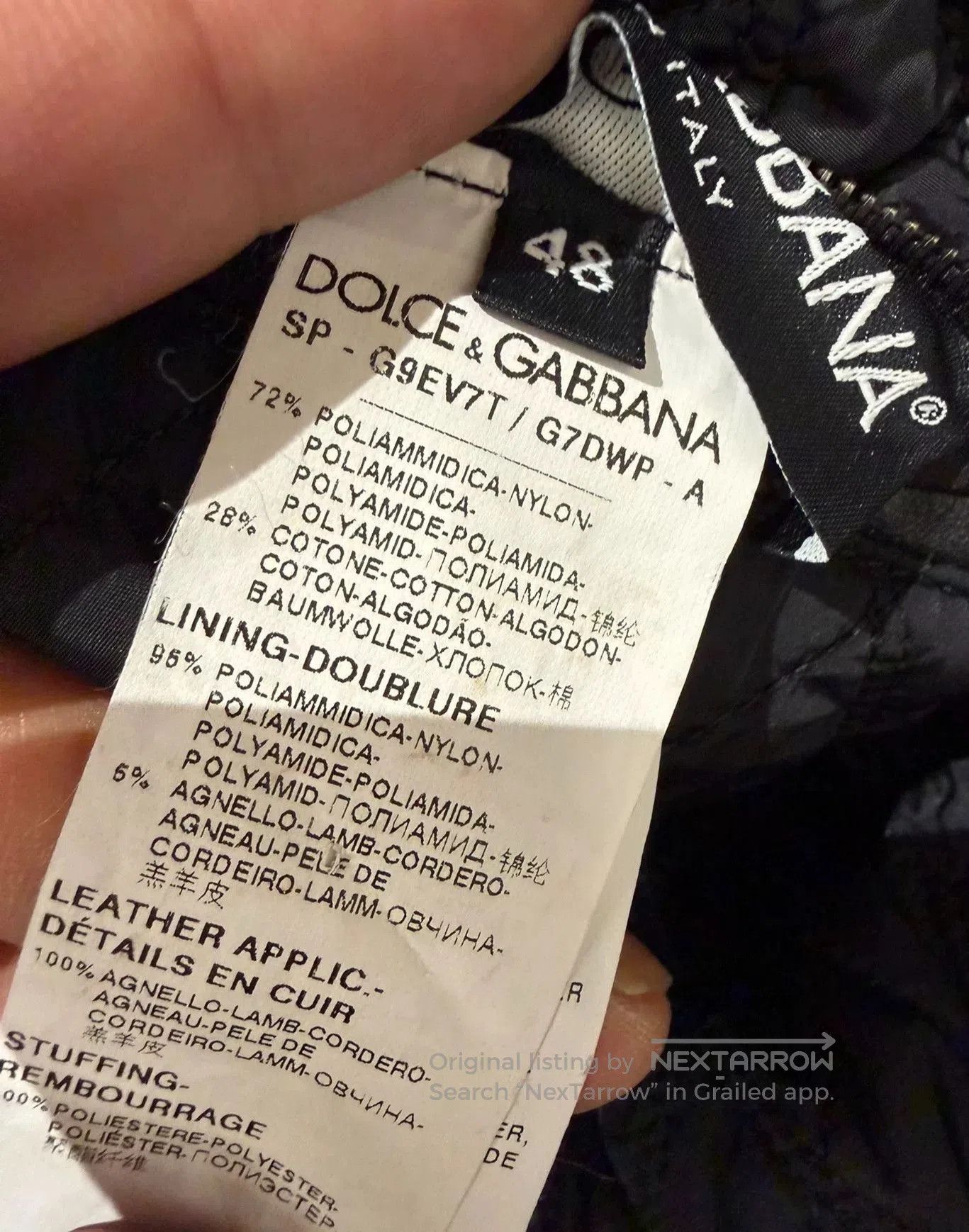 Dolce & Gabbana Dolce & Gabbana Runway Men's Puffer Jacket. Size US M / EU 48-50 / 2 - 9 Thumbnail
