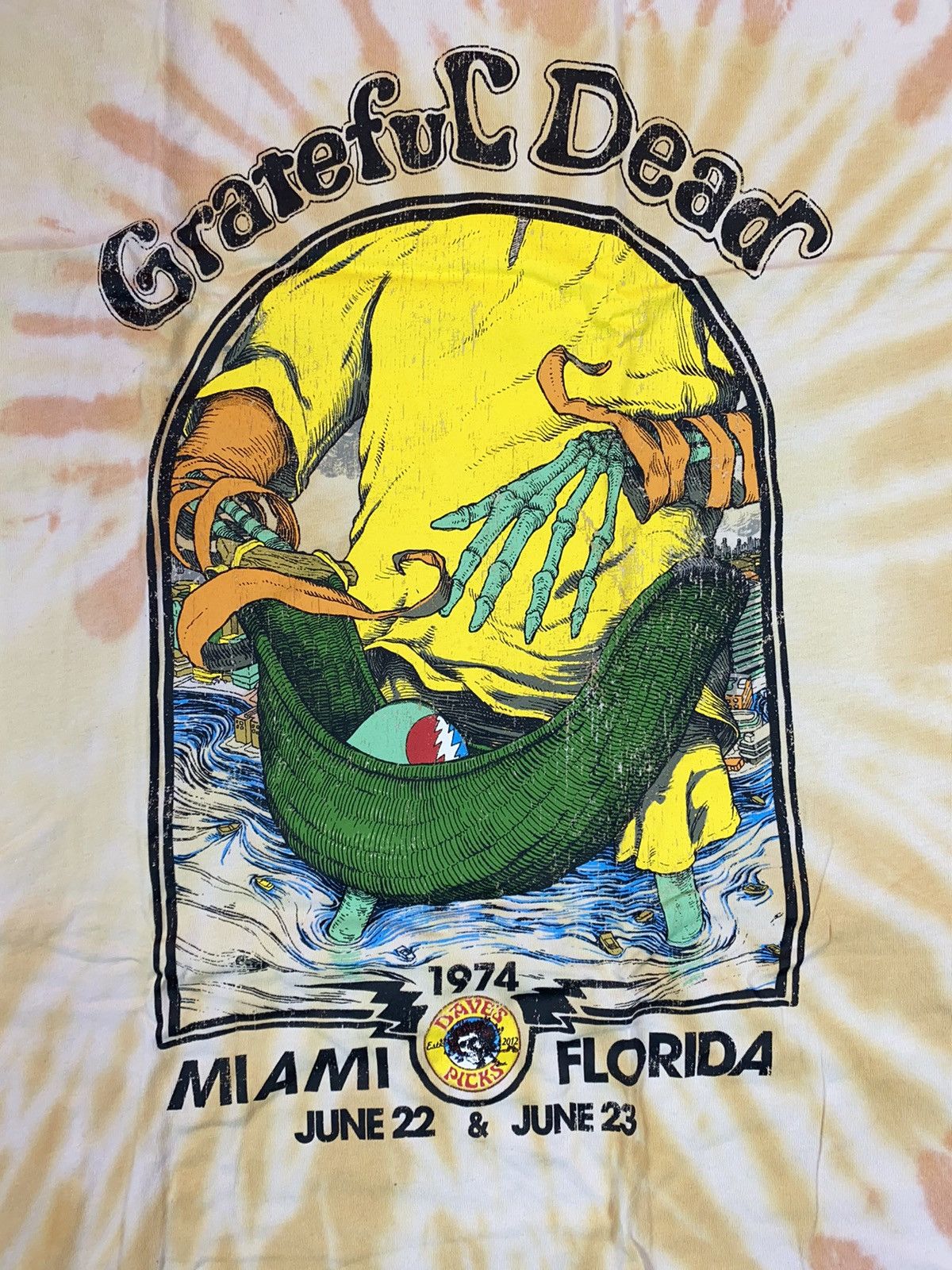 Band Tees Grateful Dead Men’s T-shirt With Big Logo Size US M / EU 48-50 / 2 - 4 Thumbnail