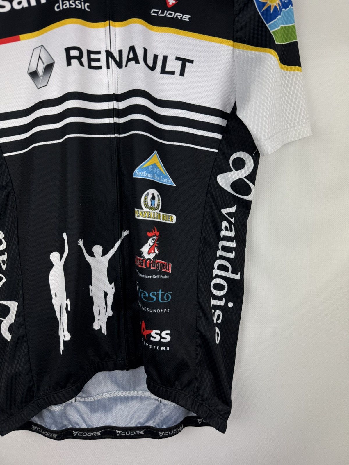 Other Cudre Santis Classic Renault Full Zip Cycling Jersey Shirt Size US M / EU 48-50 / 2 - 6 Thumbnail