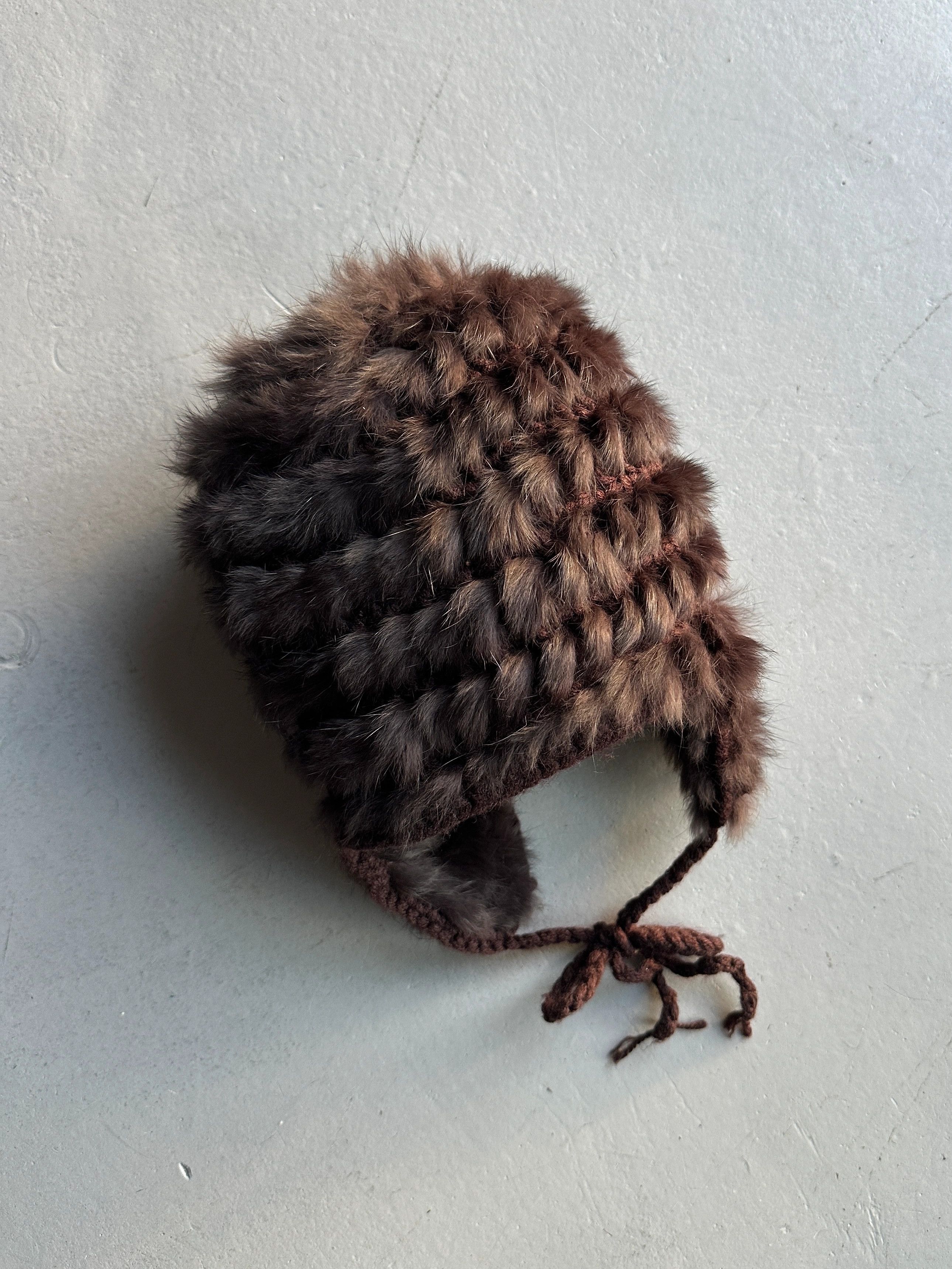 Other 1970s RABBIT FUR HAT Size ONE SIZE - 9 Thumbnail