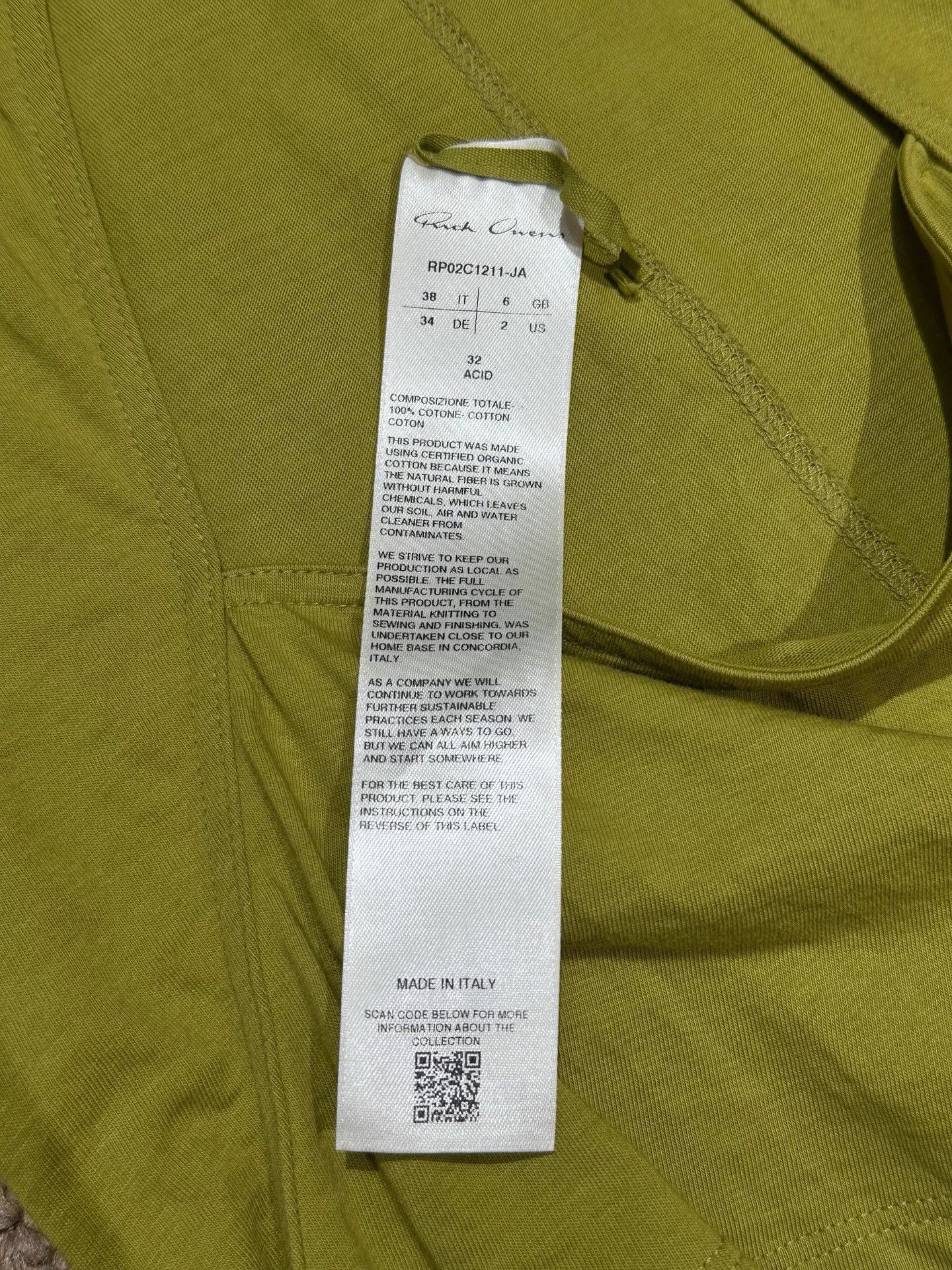 Rick Owens Rick Owens 2023AW Cutout Short Sleeve 38 IT Size XS / US 0-2 / IT 36-38 - 3 Thumbnail