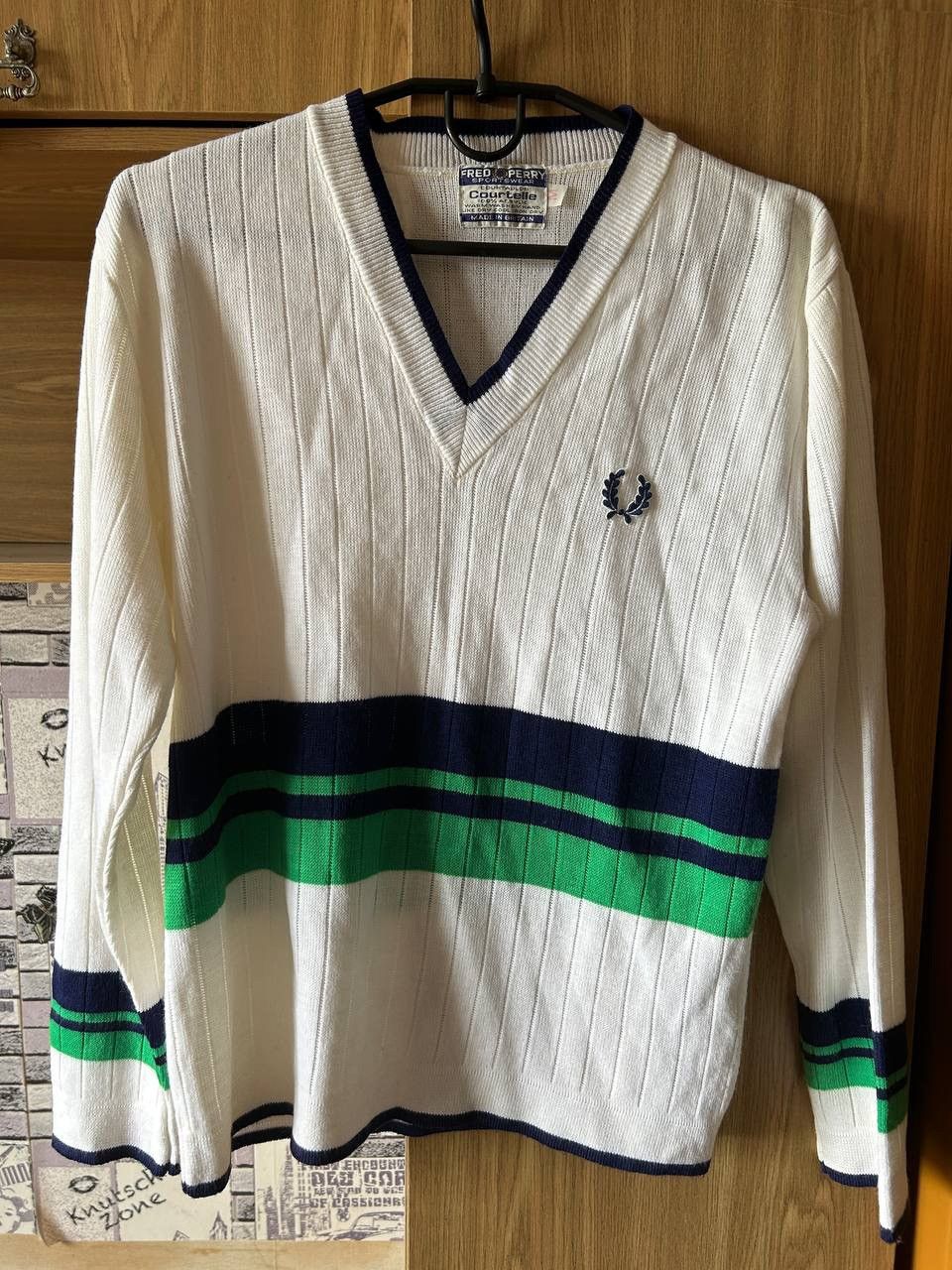 Fred Perry Vintage Fred Perry Tenis Sweater Size M Size US M / EU 48-50 / 2 - 1 Thumbnail