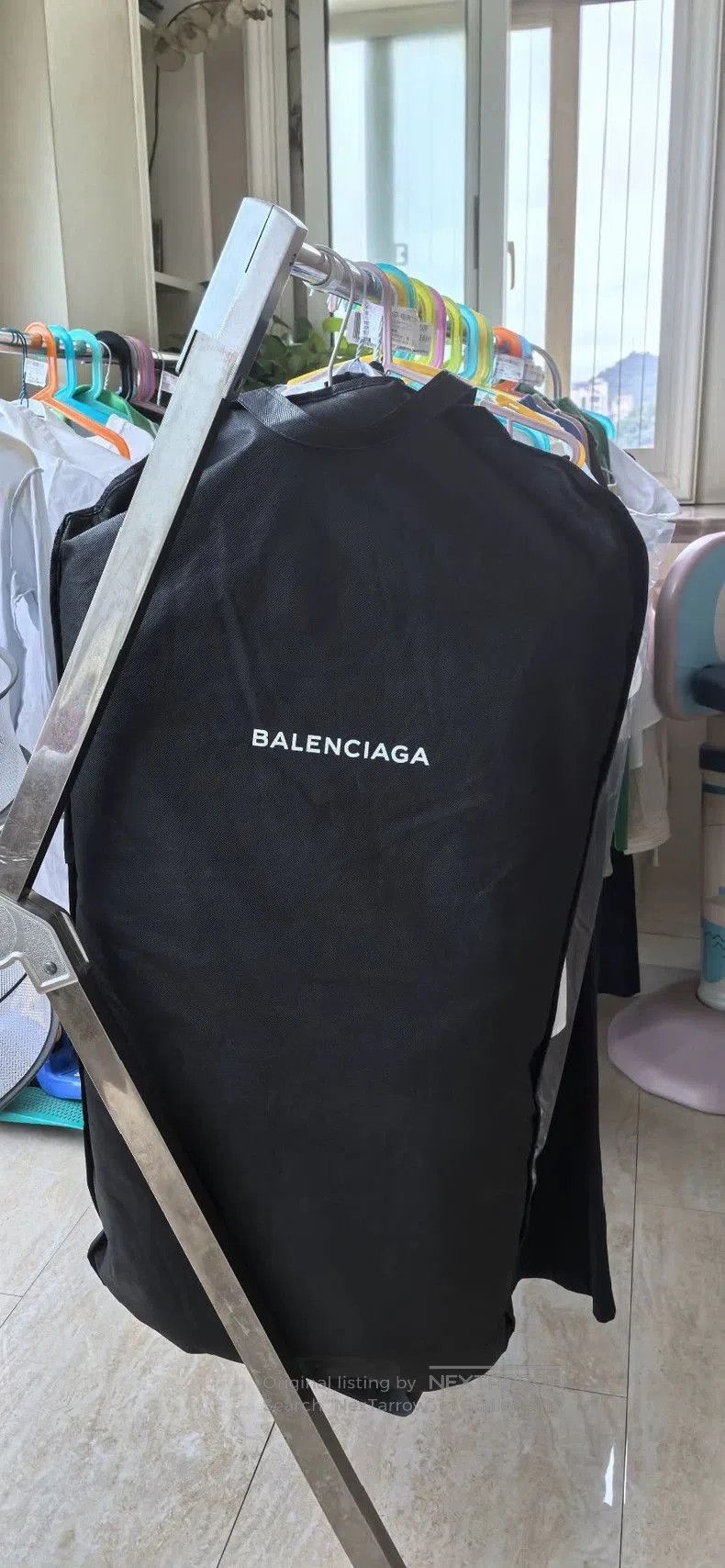 Balenciaga Balenciaga Shearling Logo Coat. Size US XS / EU 42 / 0 - 3 Thumbnail