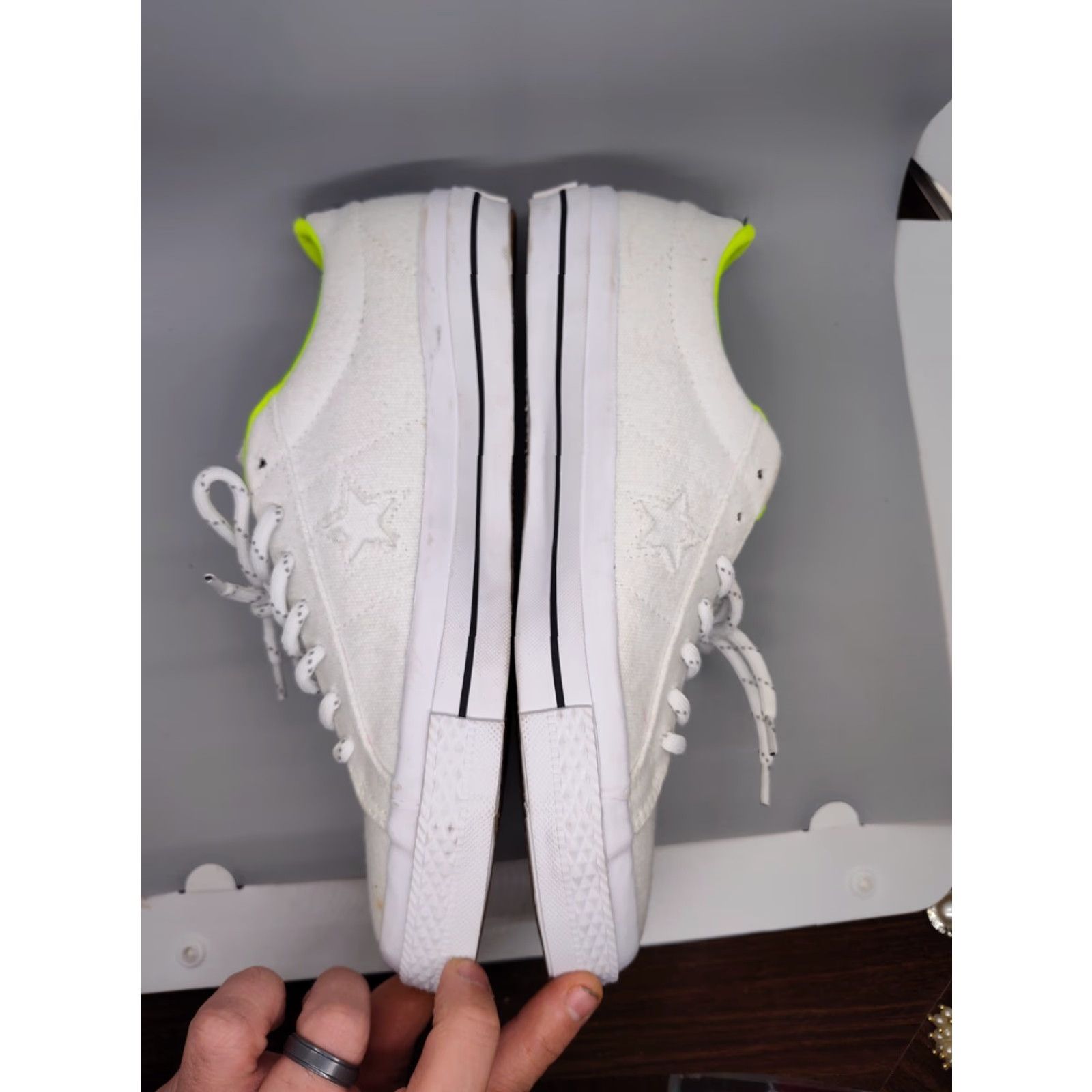 Converse Converse Chuck Taylor All Star 2 Sneakers Unisex Adult Size 10 White Canvas Lunarlon 153704C Size US 9 / EU 42 - 5 Thumbnail