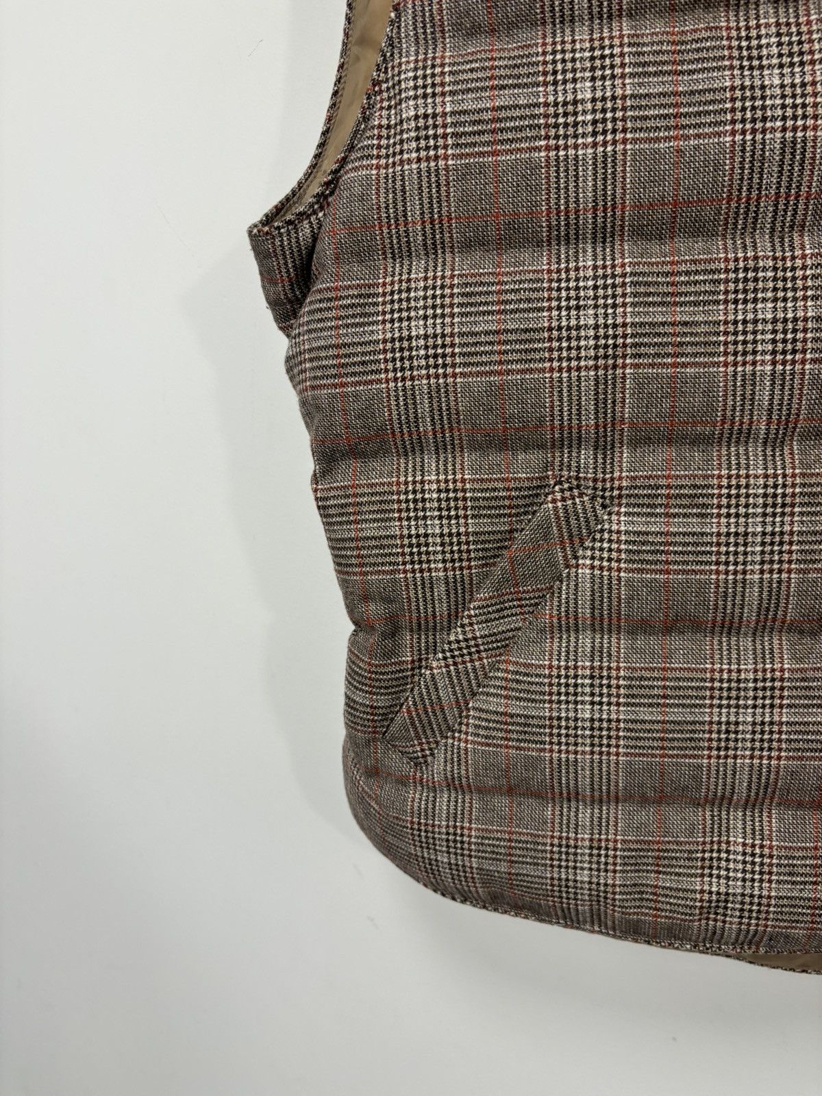 Strenstroms Stenstroms NWT Men’s Glen Check Padded Wool Down Vest Jacket Size US XXL / EU 58 / 5 - 7 Thumbnail