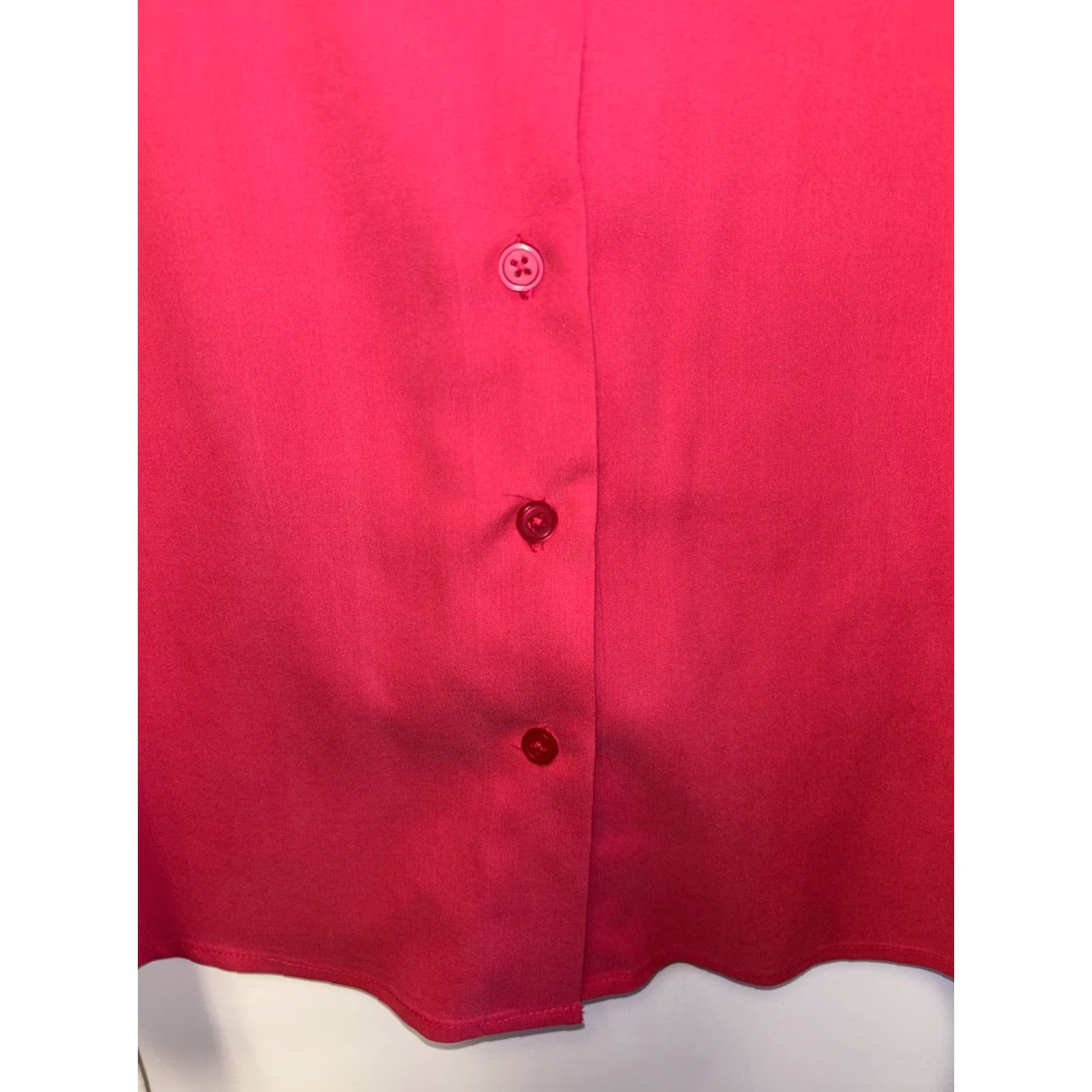 Pinko WinterSilks Women Silk Button Up Blouse XXL Pink Long Sleeve Collar Size XXL / US 16-18 / IT 52-54 - 4 Thumbnail