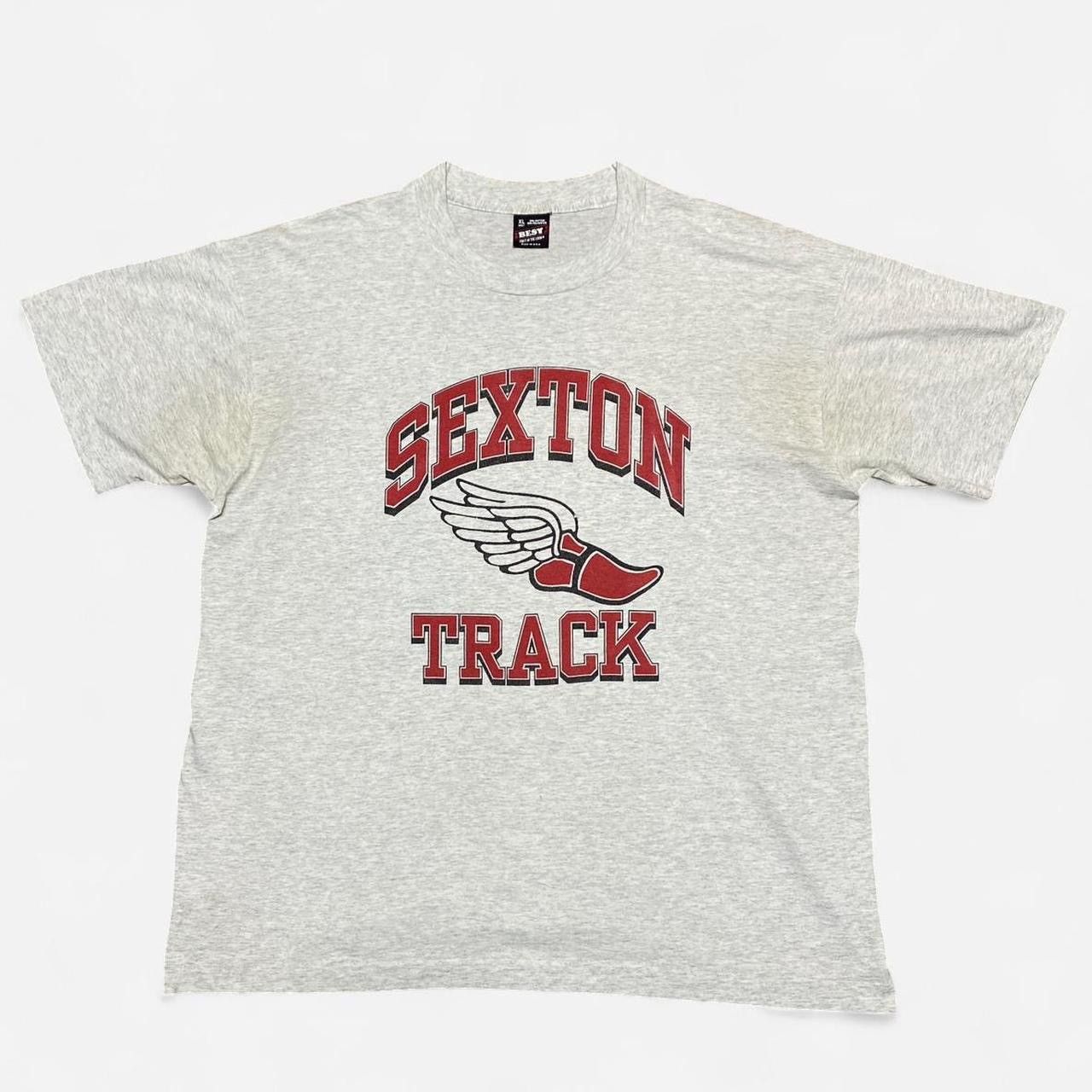 Other Vintage sexton track red and grey graphic Tshirt Size US L / EU 52-54 / 3 - 1 Thumbnail