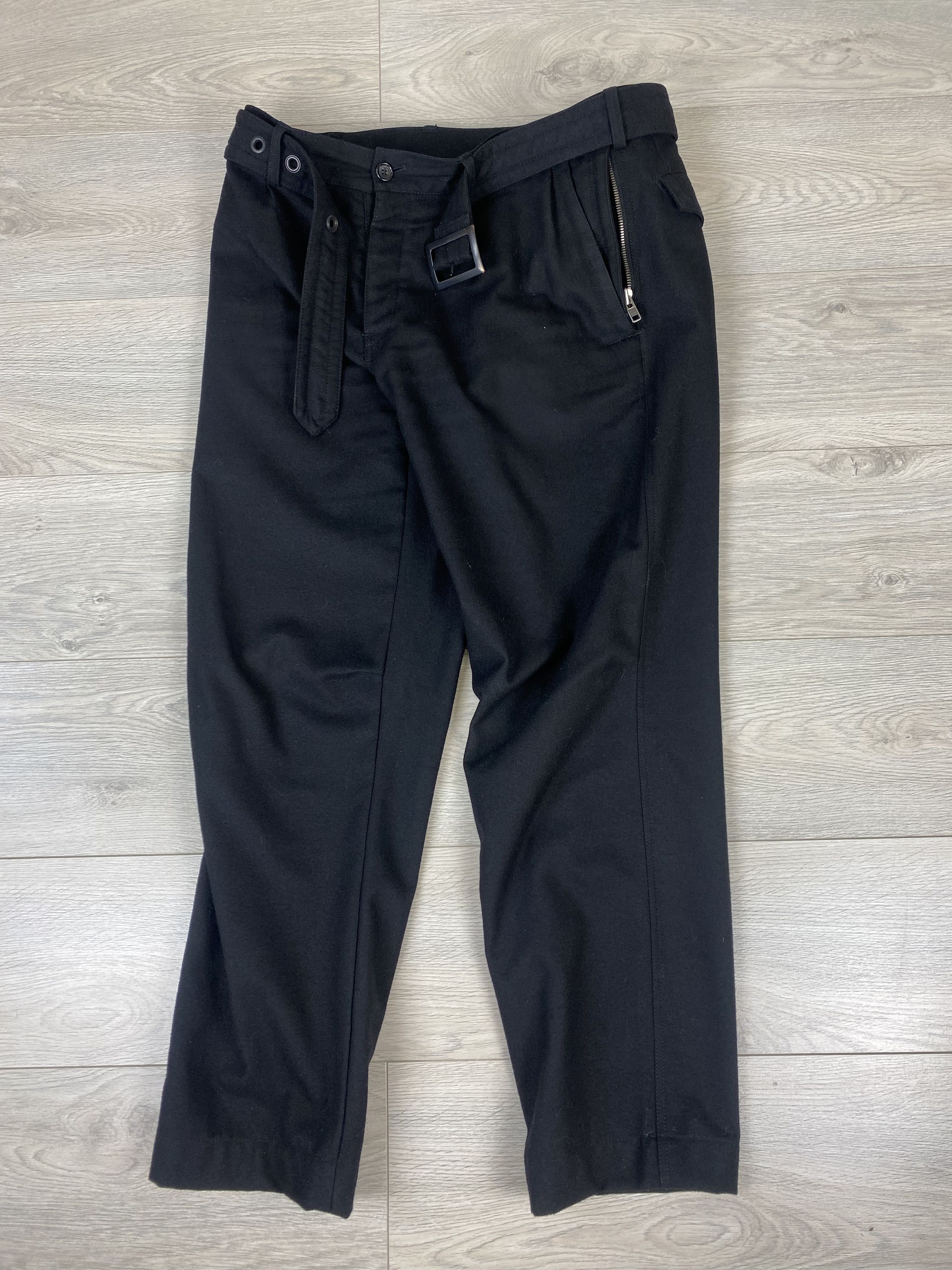 Y's Yohji Yamamoto Wool Casual Pants Size US 36 / EU 52 - 2 Thumbnail