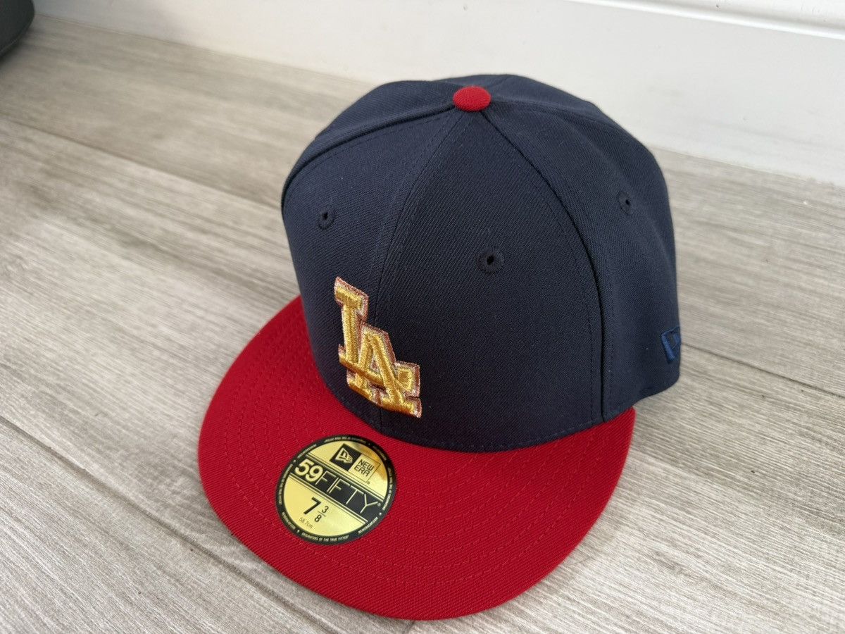 New Era LA Los Angeles Dodgers Hat Club New Era Olympic Fitted 7 3/8 Size ONE SIZE - 5 Thumbnail