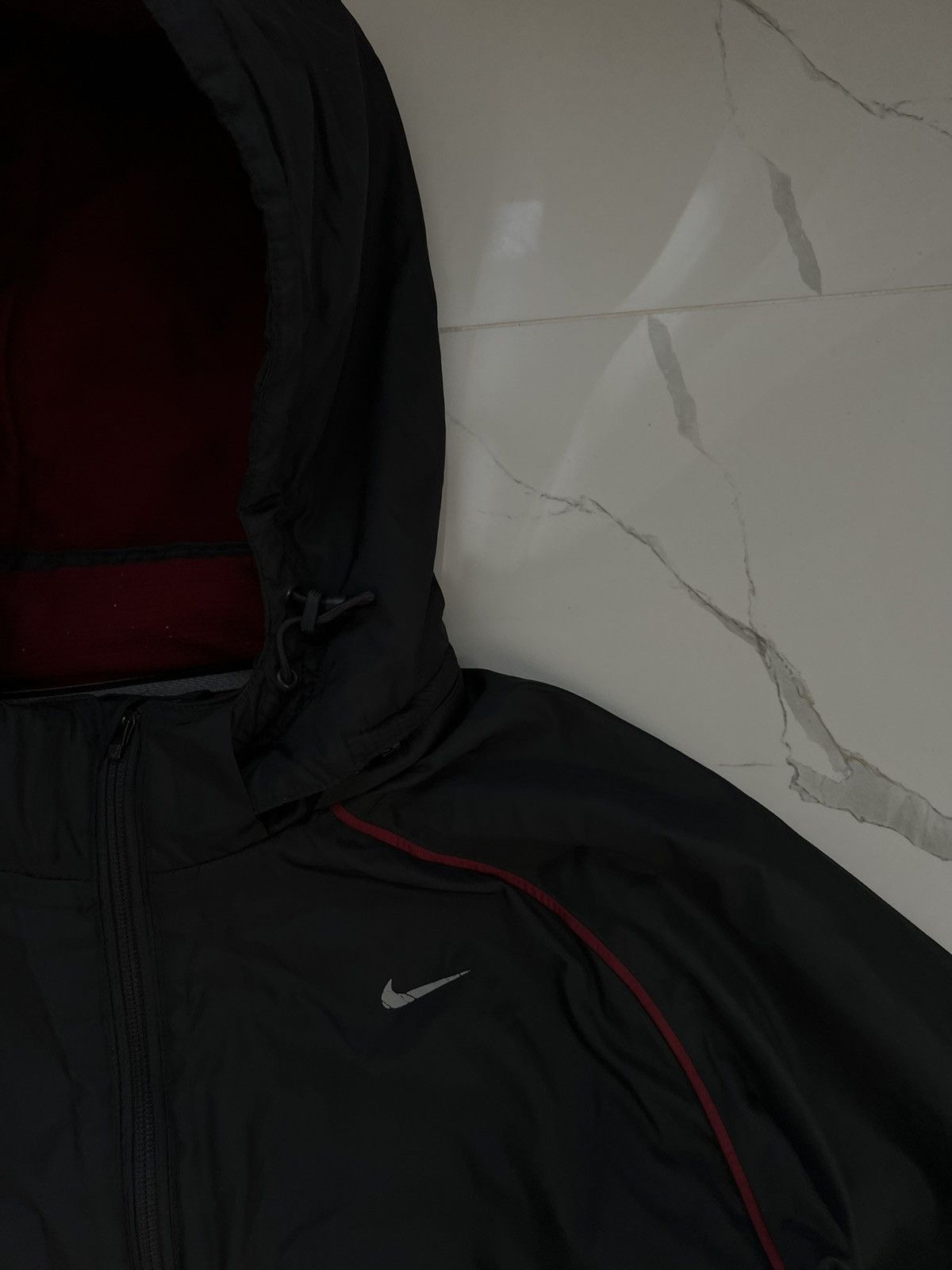 Nike × Vintage 90's NIKE FIT SWOOSH LOGO RARE PUFFER JACKET GORPCORE Y2K Size US L / EU 52-54 / 3 - 3 Thumbnail