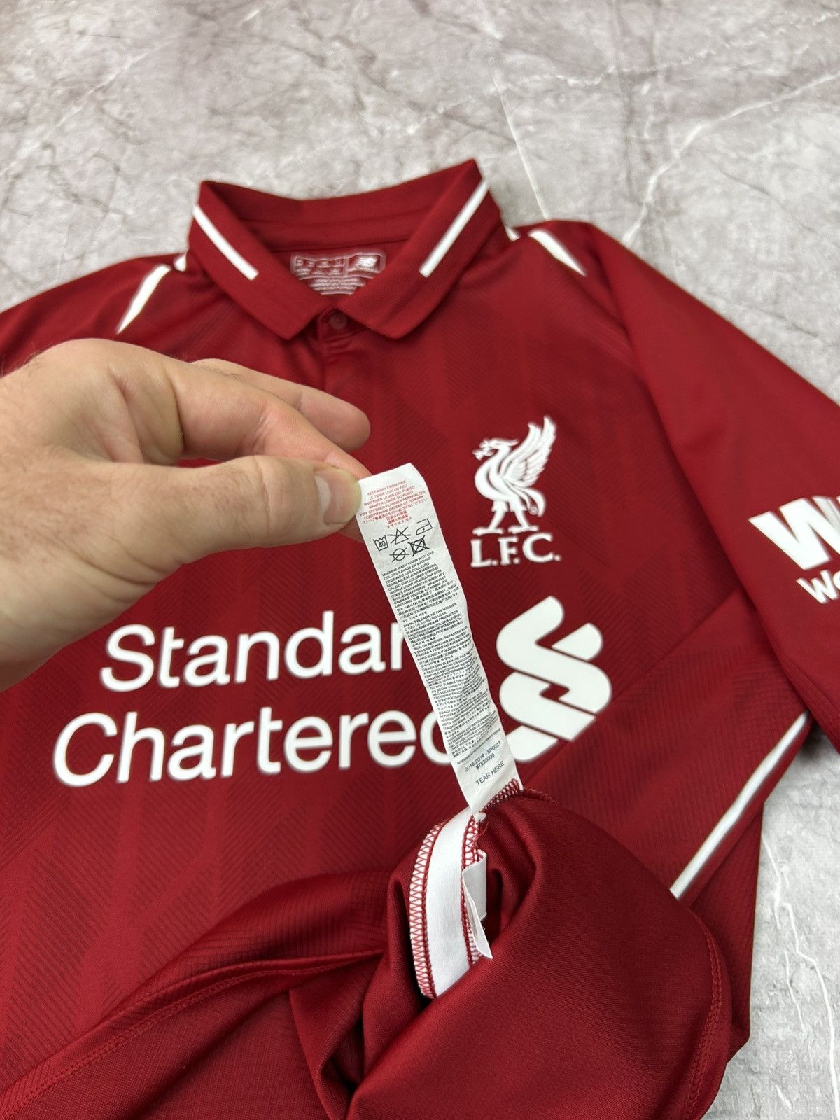 New Balance Vintage Liverpool soccer jersey size M 66 Alexander-Arnold Size US M / EU 48-50 / 2 - 8 Thumbnail
