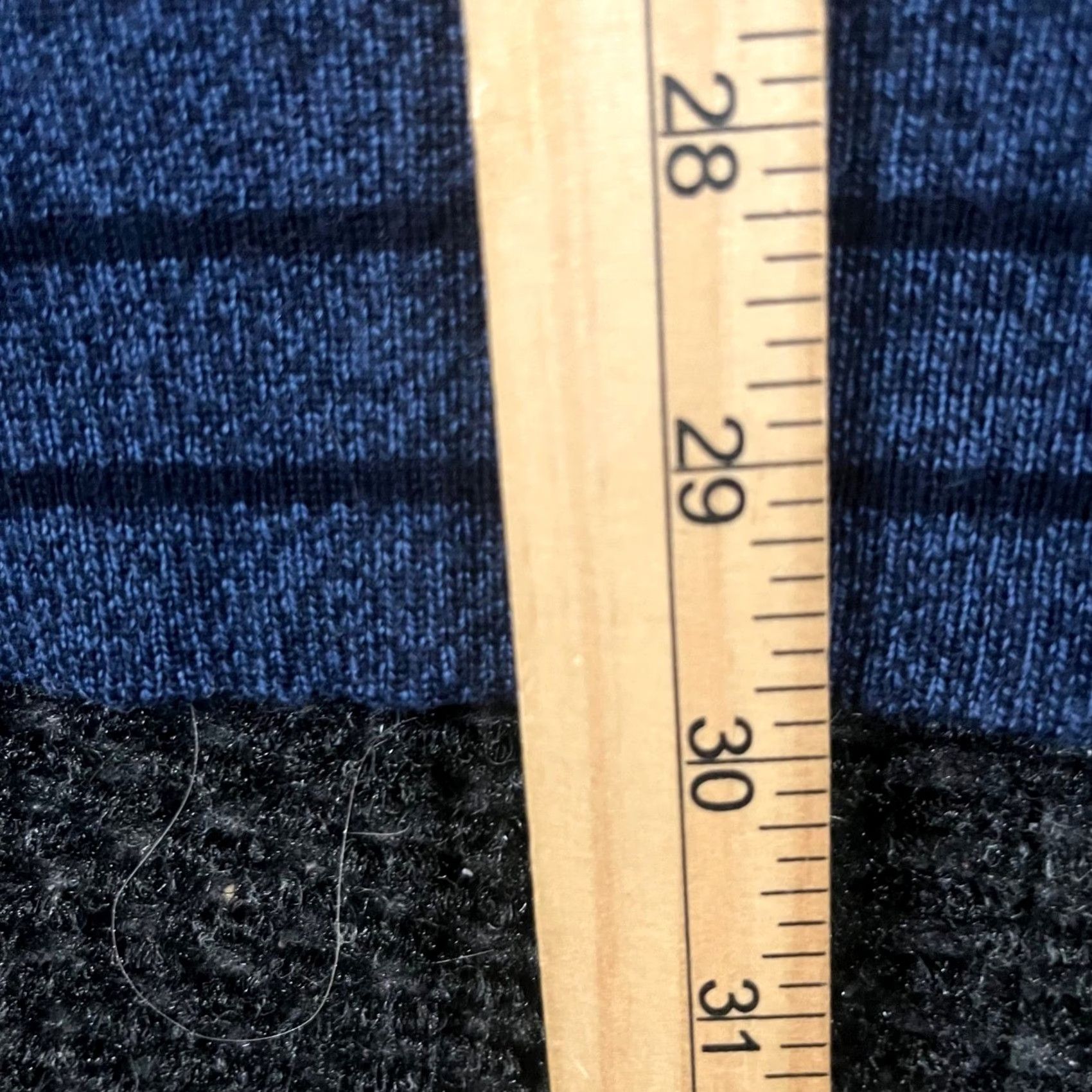 Banana Republic Banana Republic Baruffa Blue Striped Italian Merino Wool V-Neck Sweater Mens XL Size US XL / EU 56 / 4 - 4 Thumbnail