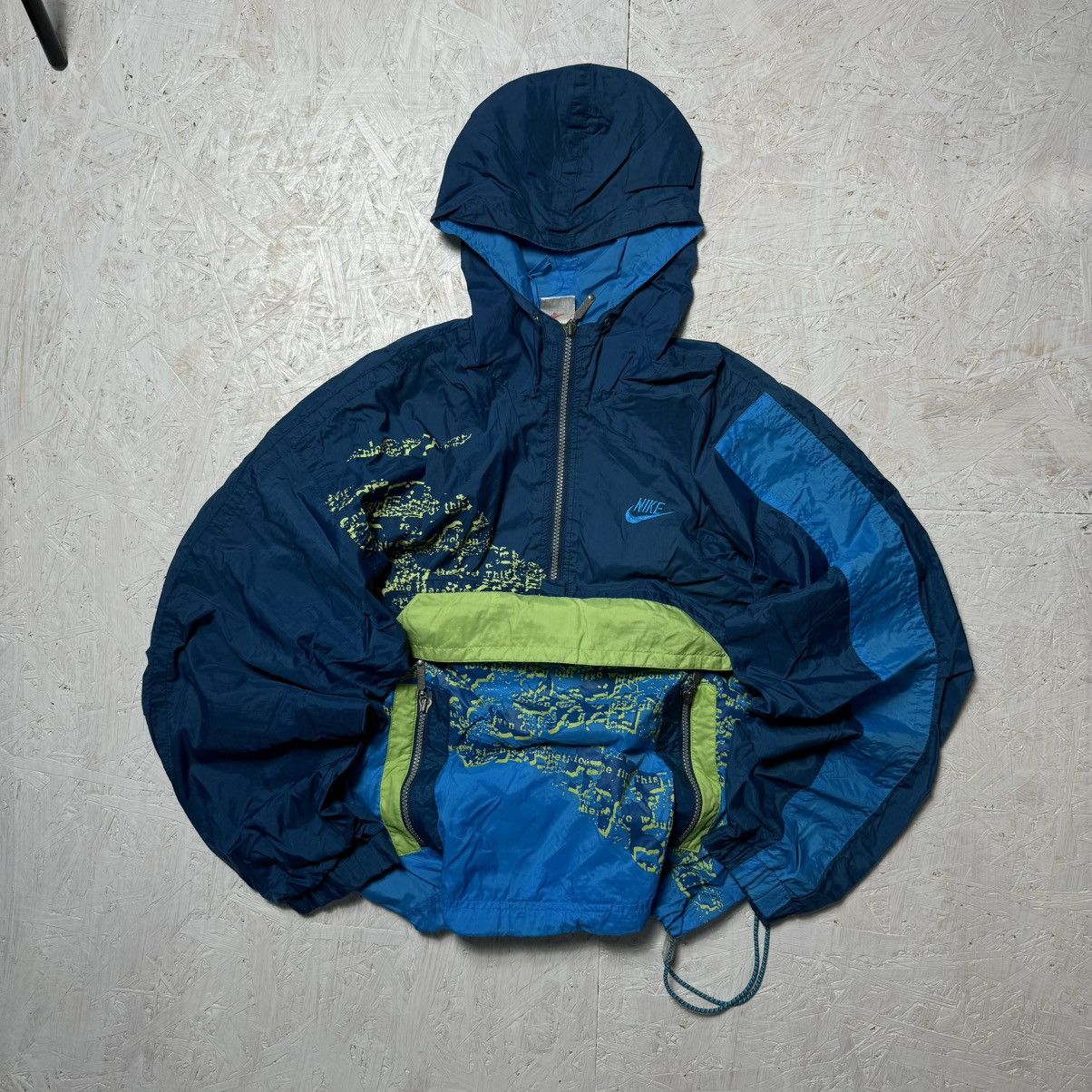 Nike 80s vintage boxy nylon anorak light jacket retro og