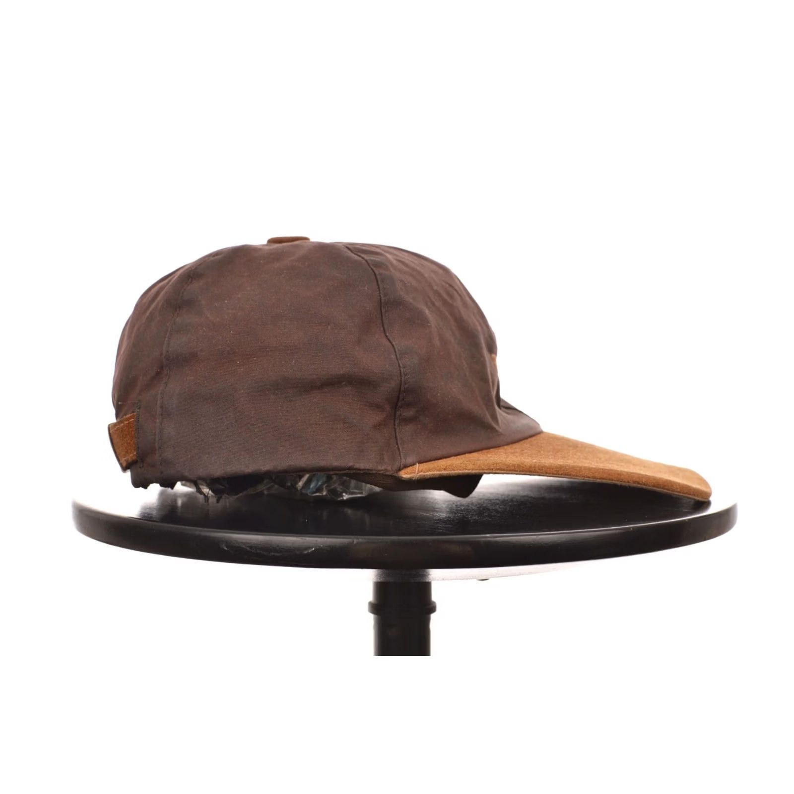 Barbour Barbour Wax Cotton Suede Cap Men One Size Made in England Brown Baseball Cap OS 0075 Size ONE SIZE - 2 Thumbnail