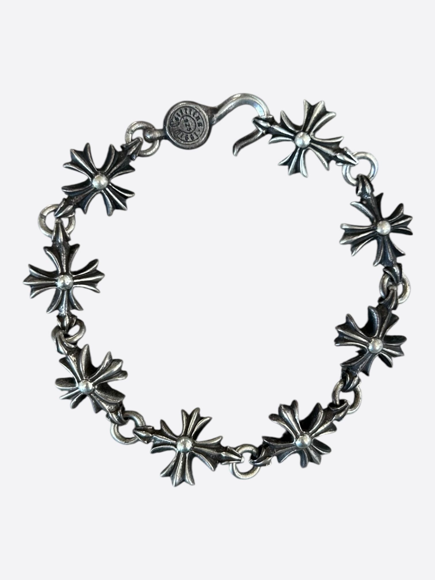 Chrome Hearts Chrome Hearts Silver Cut Out Cross Plus Bracelet Size ONE SIZE - 2 Thumbnail