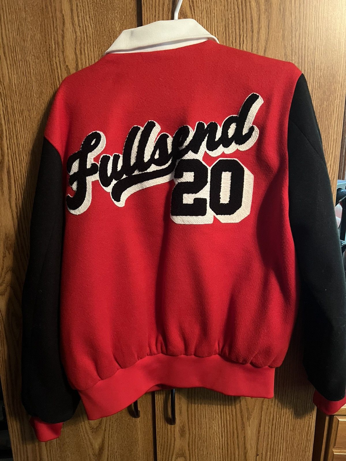 Full Send Full send red varsity jacket Size US M / EU 48-50 / 2 - 2 Thumbnail
