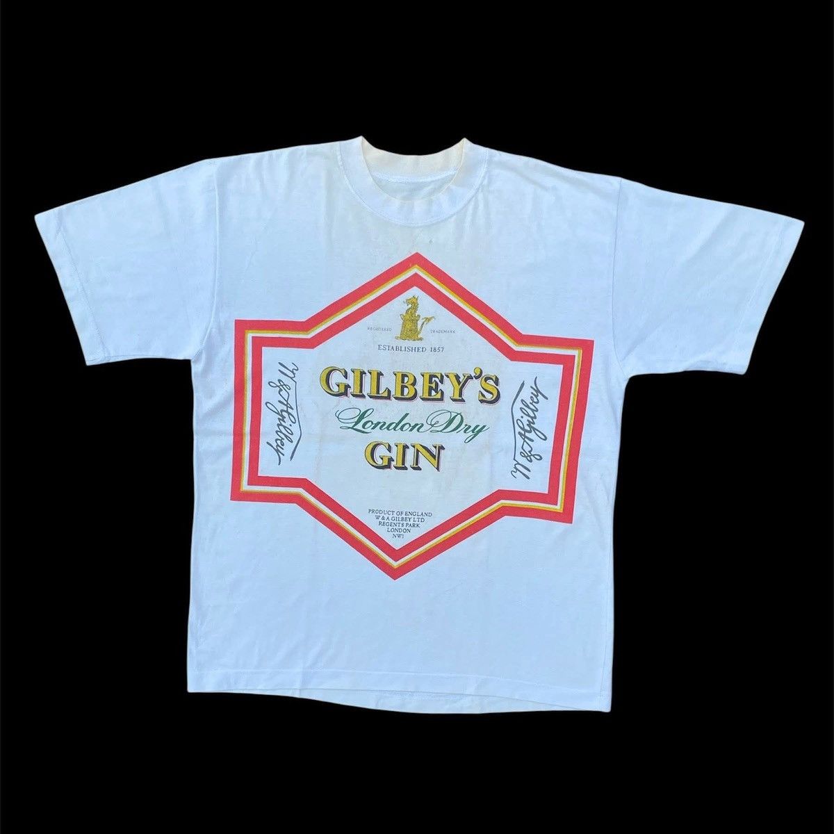 Vintage RARE ‼️ Gilbey's Special Dry Size US L / EU 52-54 / 3 - 1 Thumbnail