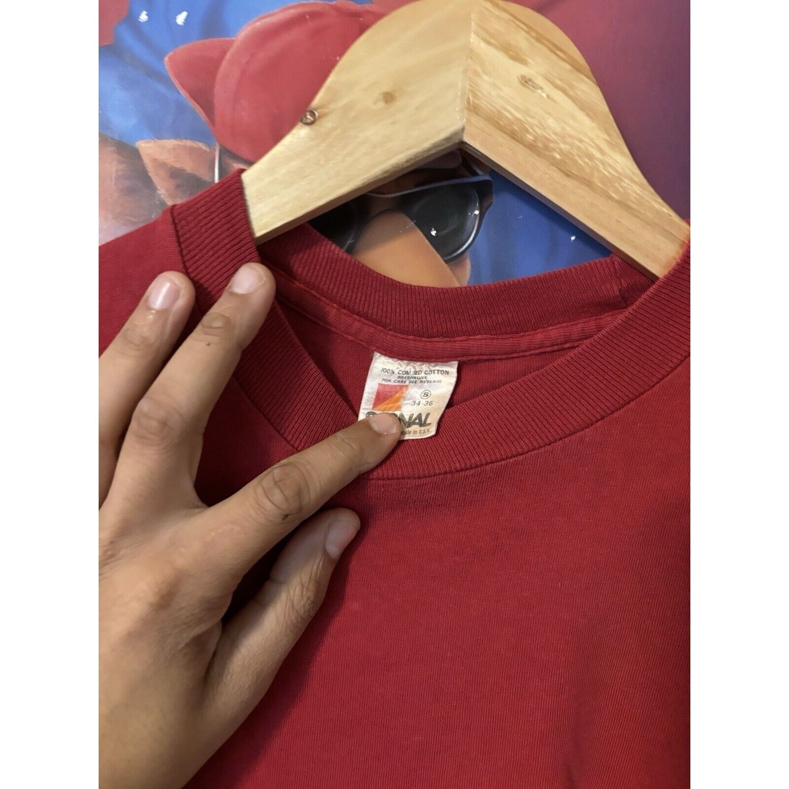 Other Vintage Red Faded Winston Cigarettes Eagle 90s shirt size S Size US S / EU 44-46 / 1 - 2 Thumbnail
