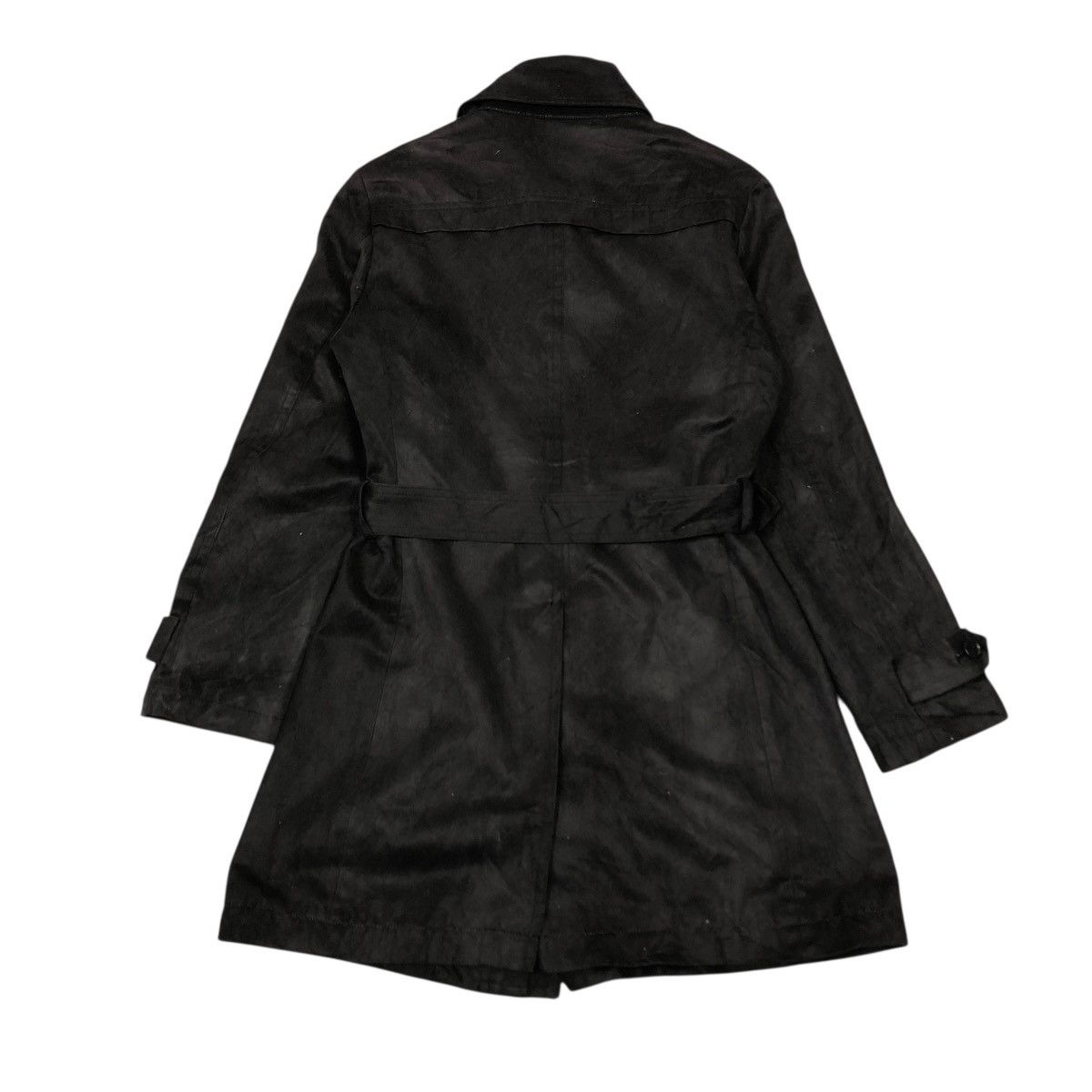 Tornado Mart 🔥RICH BLACK LONG JACKET TORNADO MART BELT BONDAGE Size US M / EU 48-50 / 2 - 2 Thumbnail