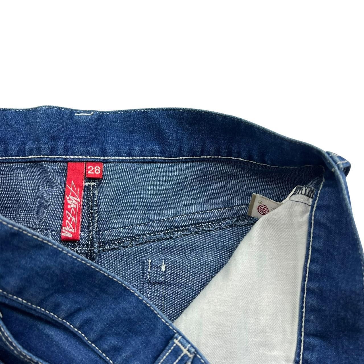 Stussy Vintage Stussy Denim Skirt - Waist: 34” Size 34" / US 12 / IT 48 - 5 Thumbnail