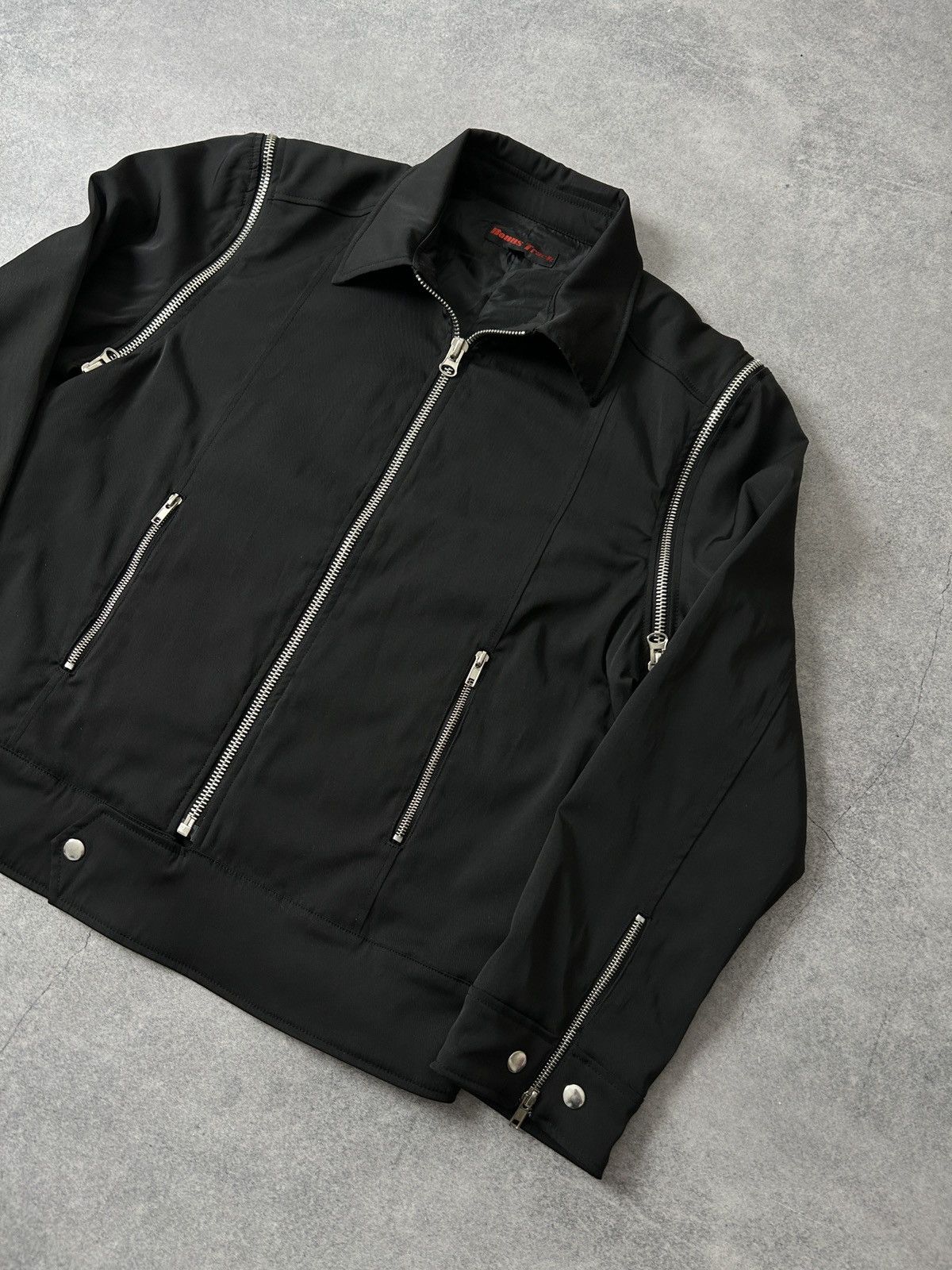 Japanese Brand Bonus Track archive 2-in-1 black Jacket Vest Zip-Off Sleeves Size US M / EU 48-50 / 2 - 4 Thumbnail